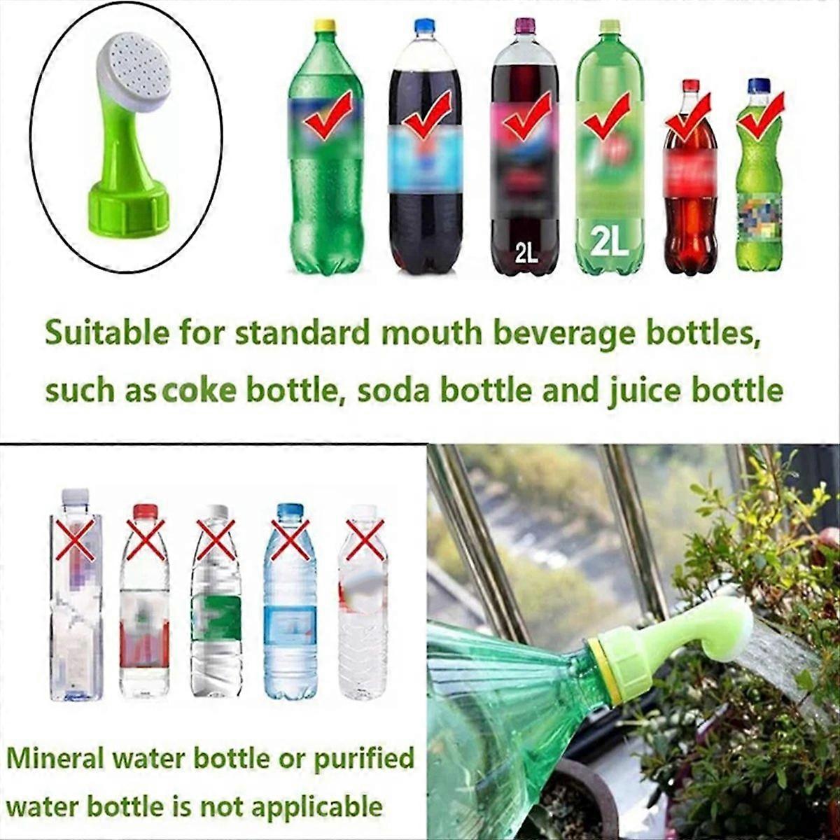 Bärbar plastväxtspridare med flaskkork