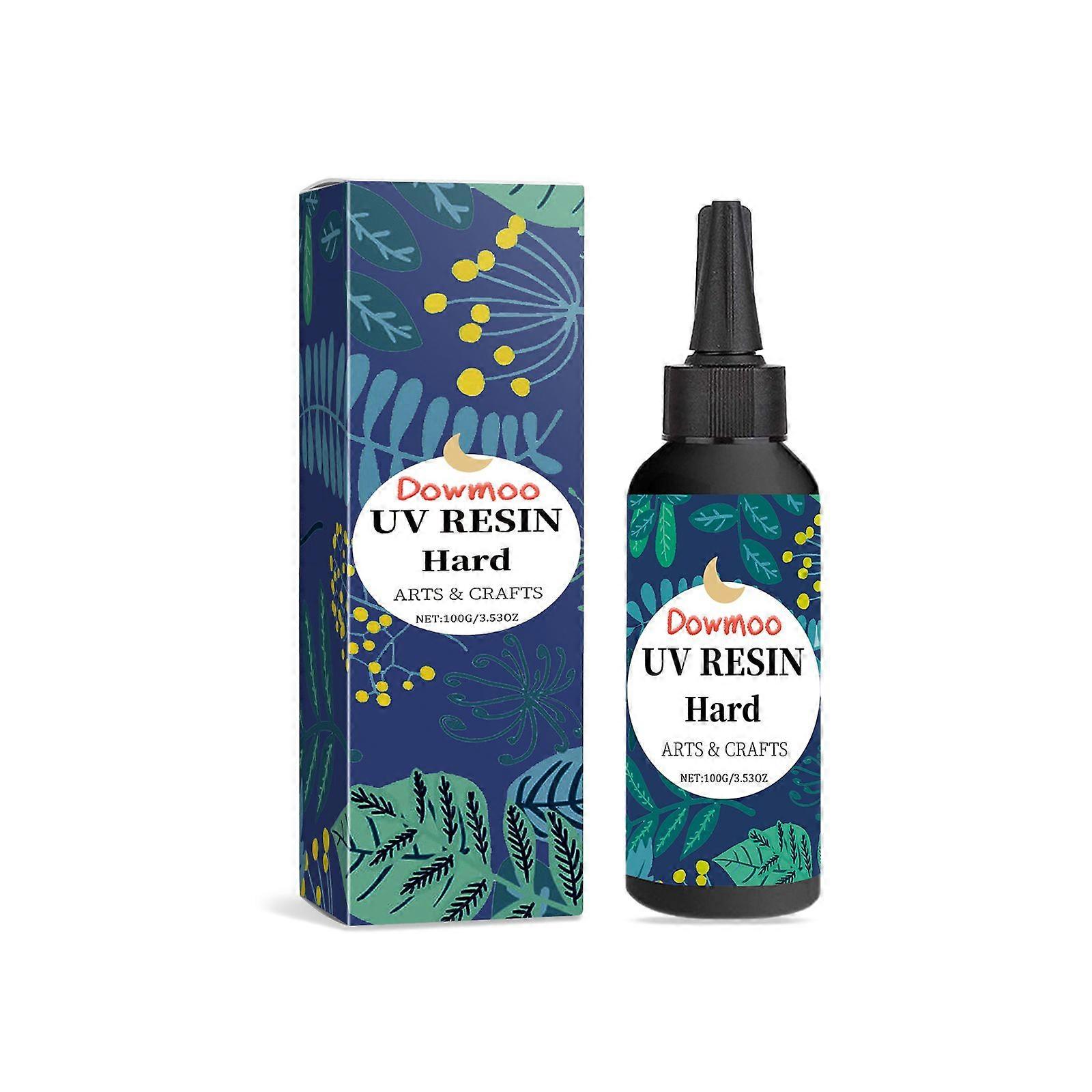 Dowmoo Resin Glue, Crystal Drop Glue, Diy Handicrafts, Odorless, High Transparency, Quick-Drying Glue