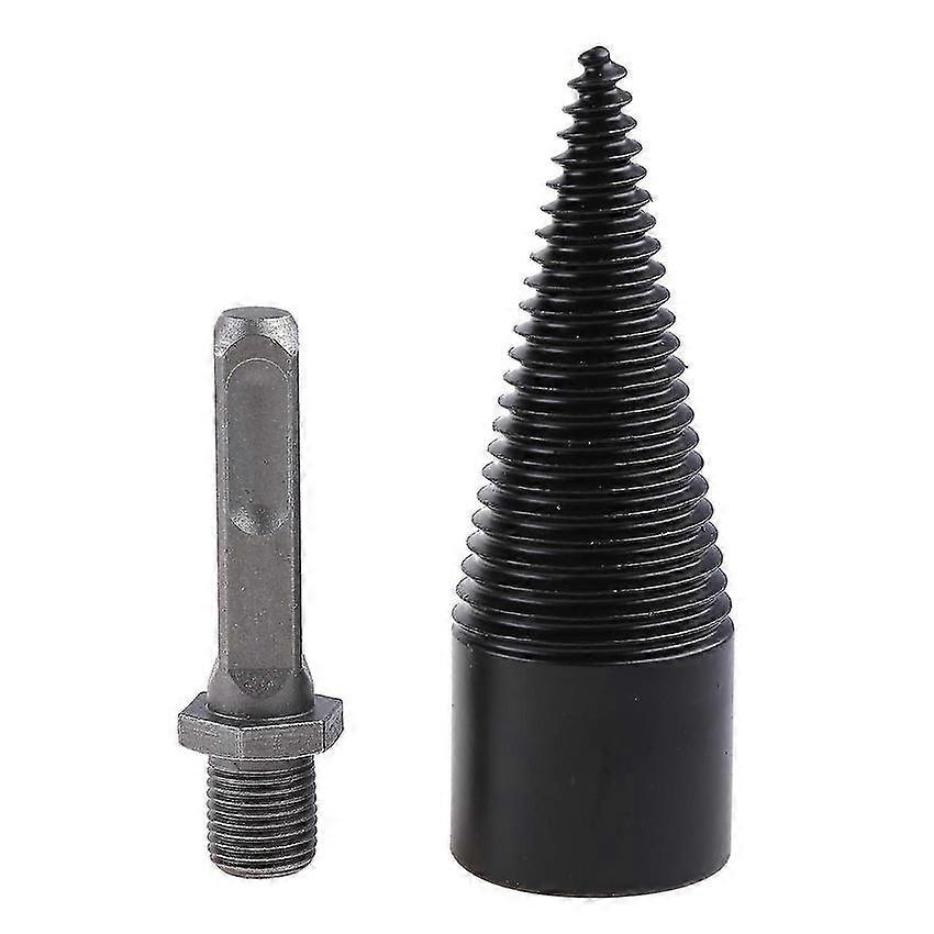 Heavy Duty Wood Splitting Drill Bit Set Steel Log Splitter Tool