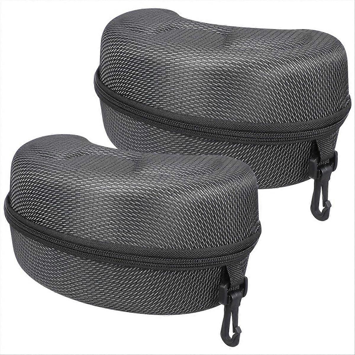 2pcs Glasses Case Storage Sunglasses Snowboard Riding Glasses