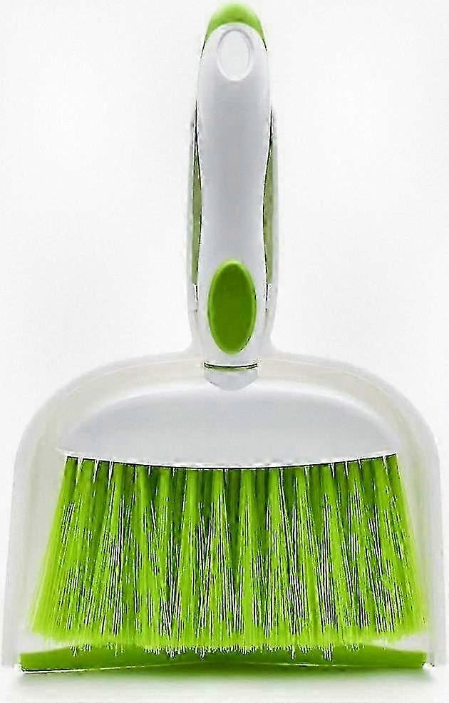 Mini Broom and Dustpan Set Small Dustpan and Brush Set Whisk Broom and Dustpan Set Compact Broom and Dustpan Set for Desk, Home, Kitchen Ess