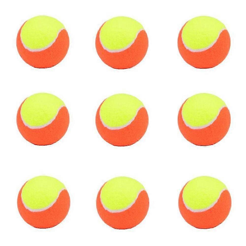 Rubber sport balls 9pcs for beach activities