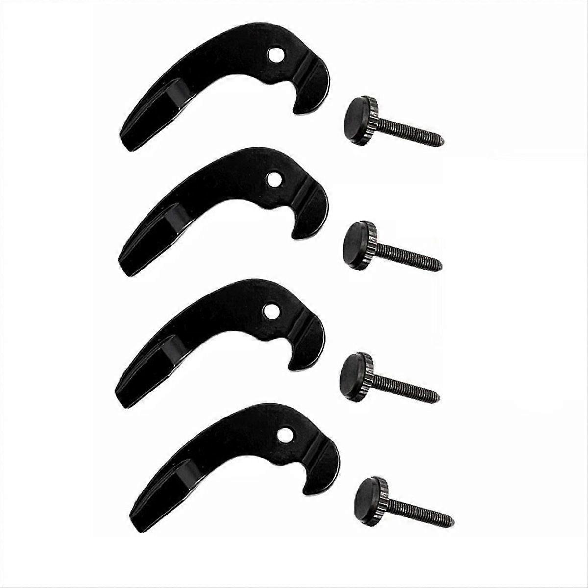 4pcs Cello Fine Tuners 3/4 4/4 Cello Strings Hooks Adjuster Tuners,Cello Tailpiece Parts Accessorie