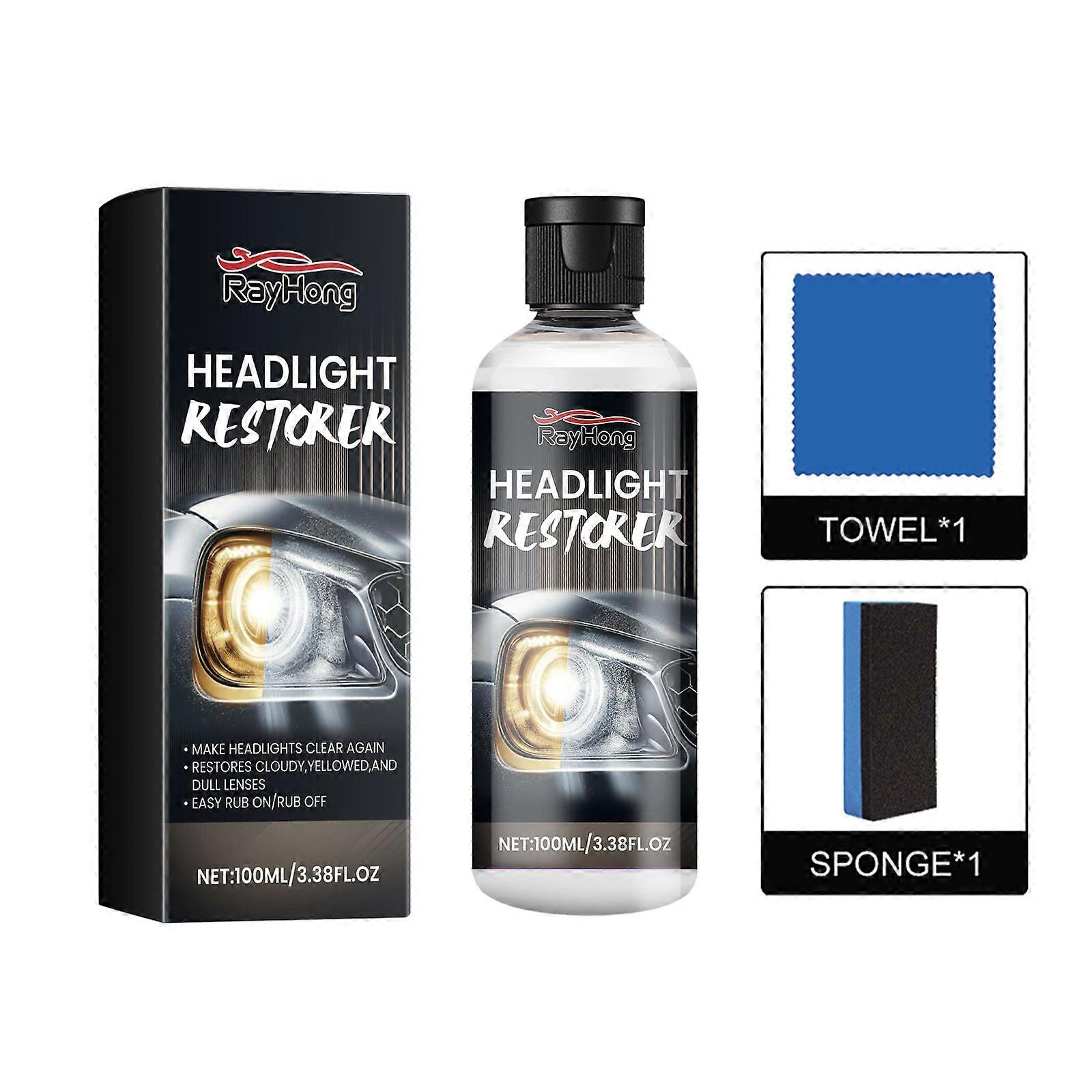 Car Headlight Repair Polishing Solution Contains Laurel Ether-7