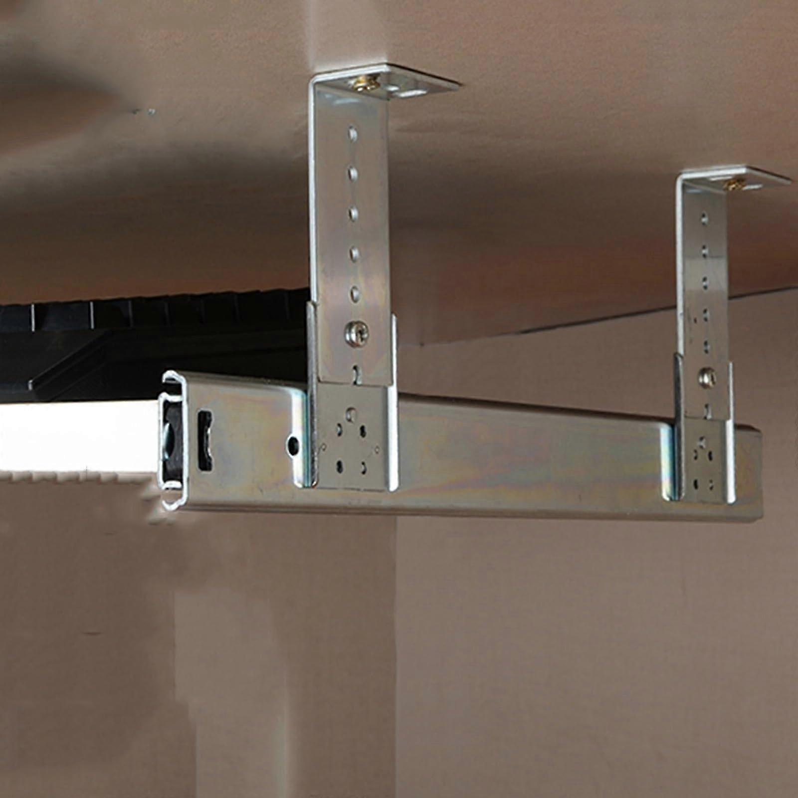 Keyboard Shelf Rail Smooth Ball Bearing Rail, Extendable Under Desk Shelf Height Adjustable, Telescopic Drawer Runners, Table Extension Runners