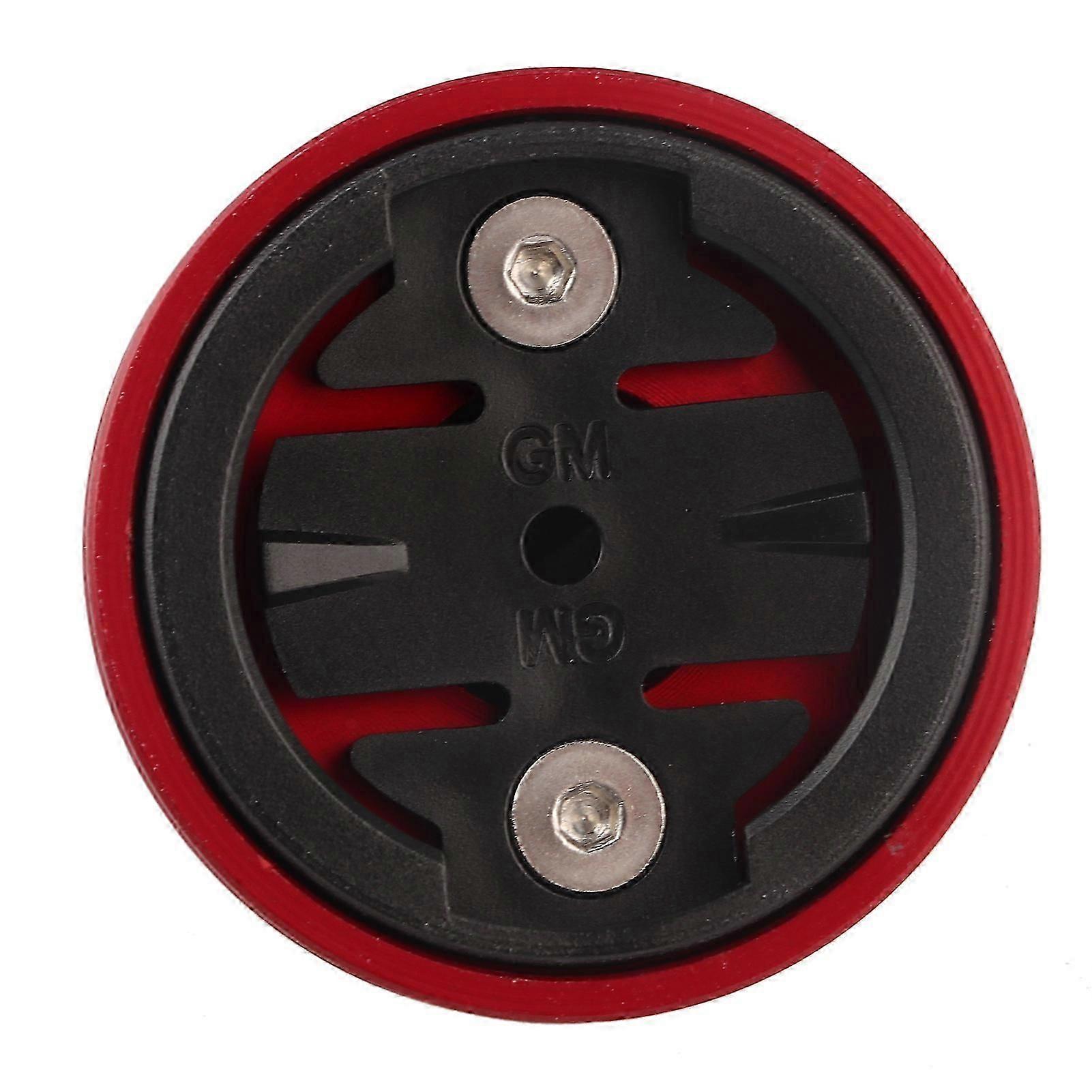 Sturdy Red Garmin Bike Computer Mount with Fixed Stem Cap for Durable Cycling in the UK
