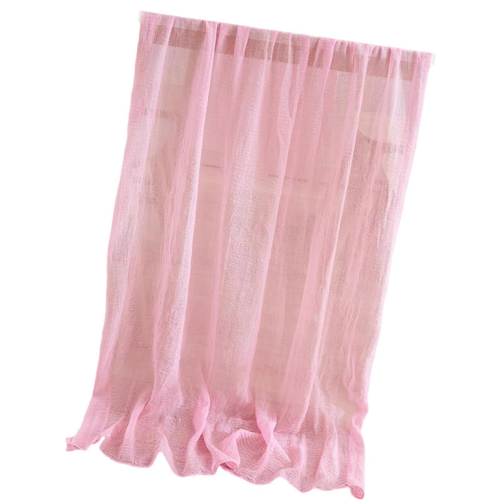 Environmental Friendly Corrugate Tablecloth 90x180cm Against Slip Polyester Substance For Formal Dinner Configuration  Light pink