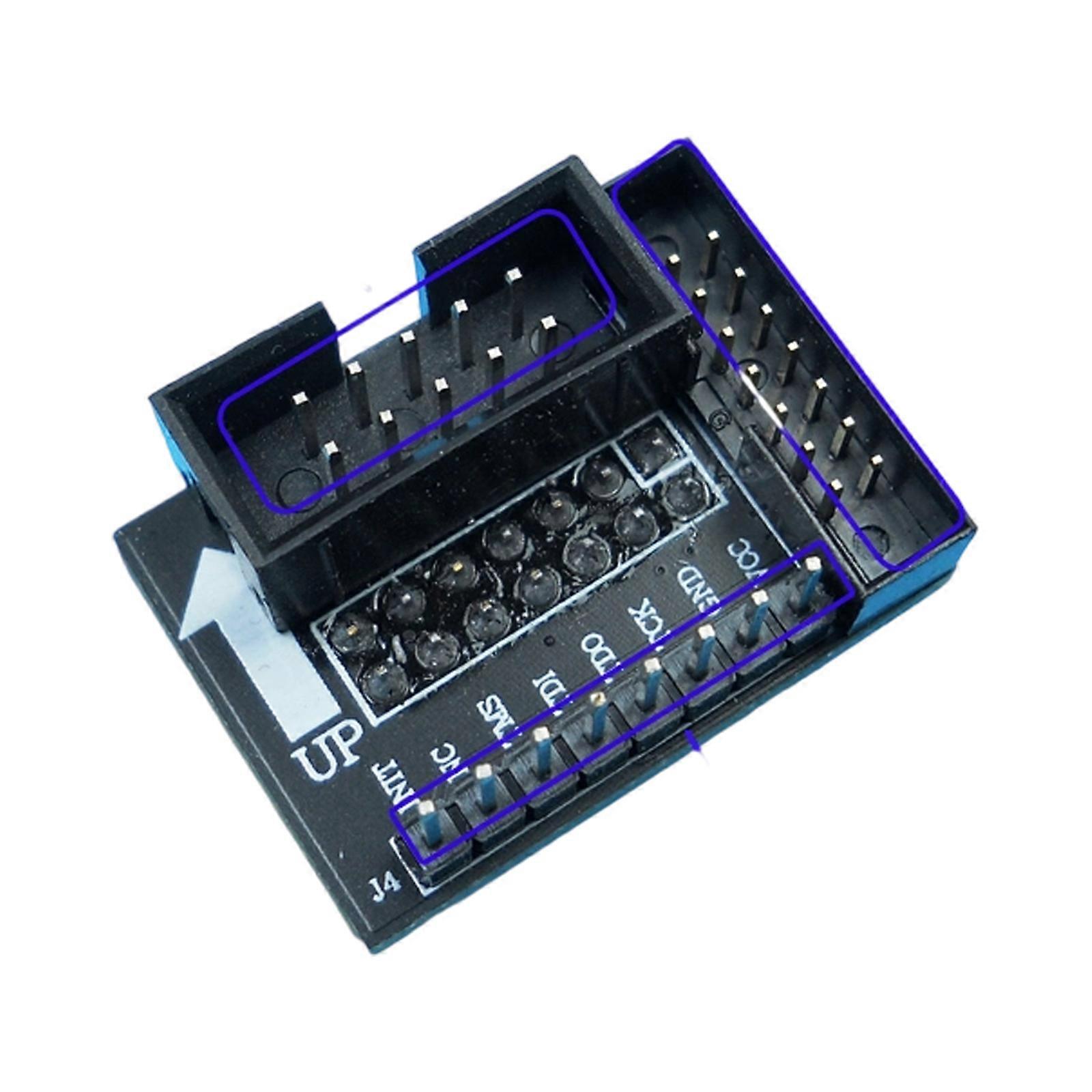Outlet And Play Link Board Converts 2.54mm To 2.00mm Pin Spacing Consistent Multiple Programming Devices Multicolor