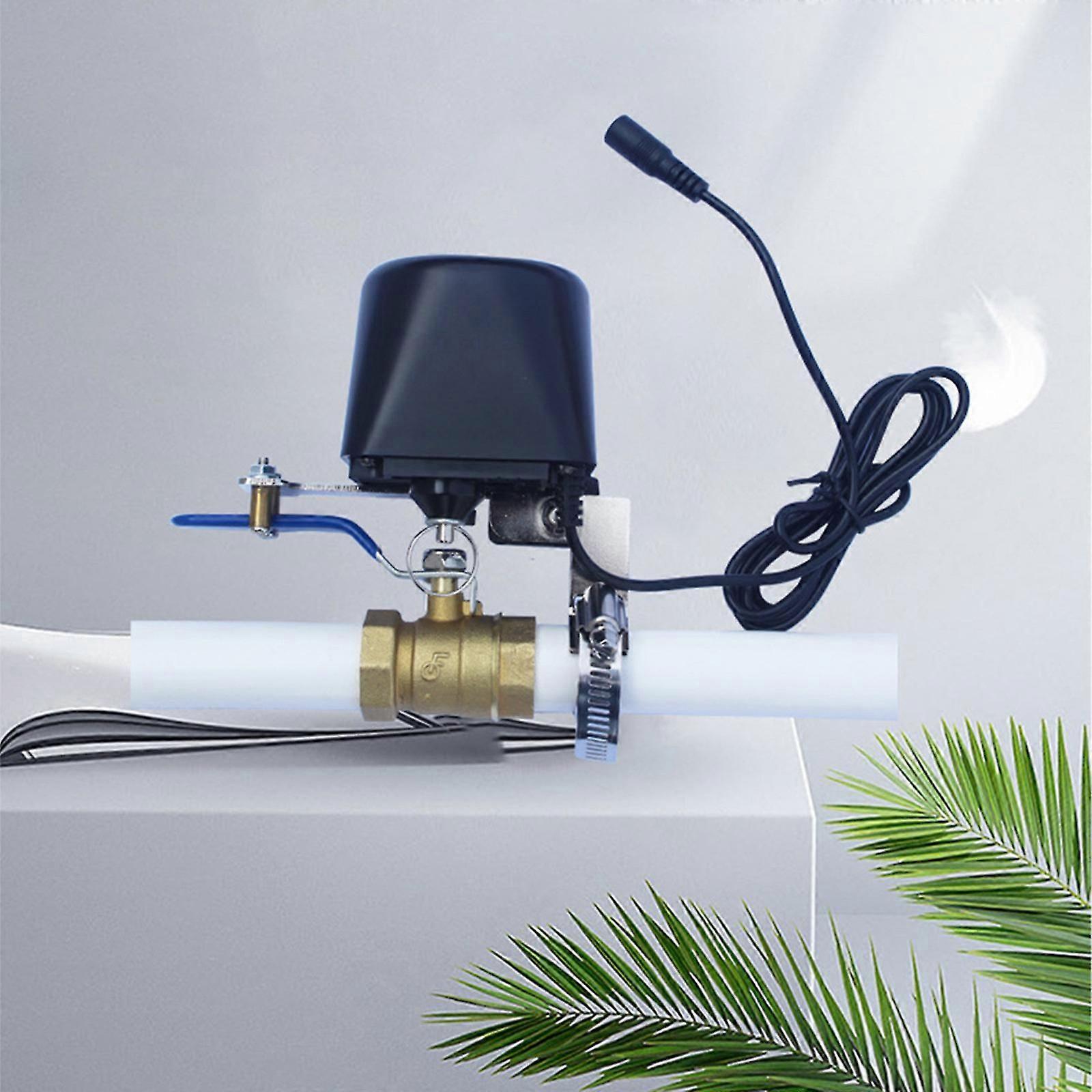 Wifi Water Valv-e Controller,smart Water Valv-e Shut Off,automatic Ball Valv-e Watering Timer,sprinkler Controller,compatible With Alexa Google Assi