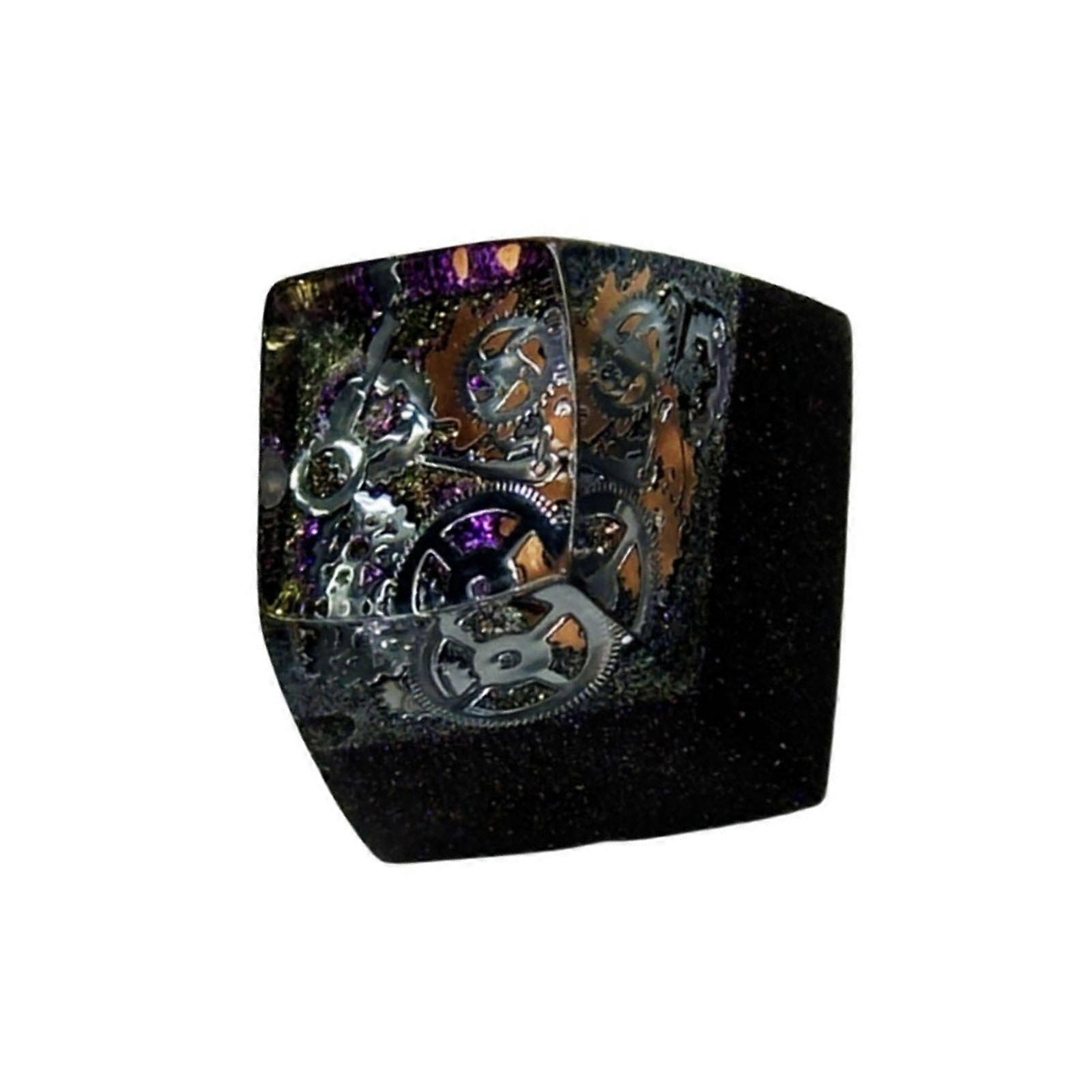 Resilient OEM Resin Keycap for MX Mechanical Keyboards, Easy Installation, Personalizes Style Keycaps Unique Handmade Multicolor