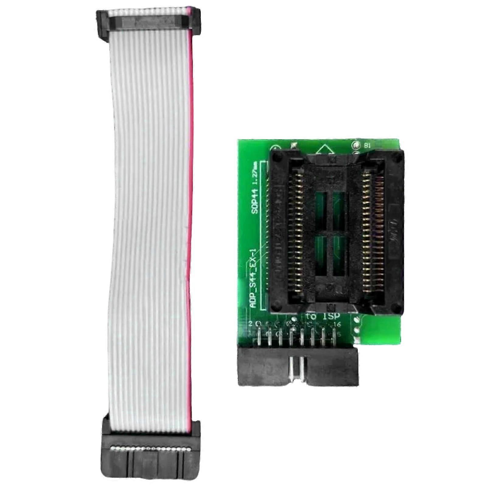 1.27mm Special Adapter ADP_S44_EX-1/SOP44 for PSOP44/SOP44/SOIC44 ICs Adapter for T48 (TL866-3G) Programmer Adapter Multicolor