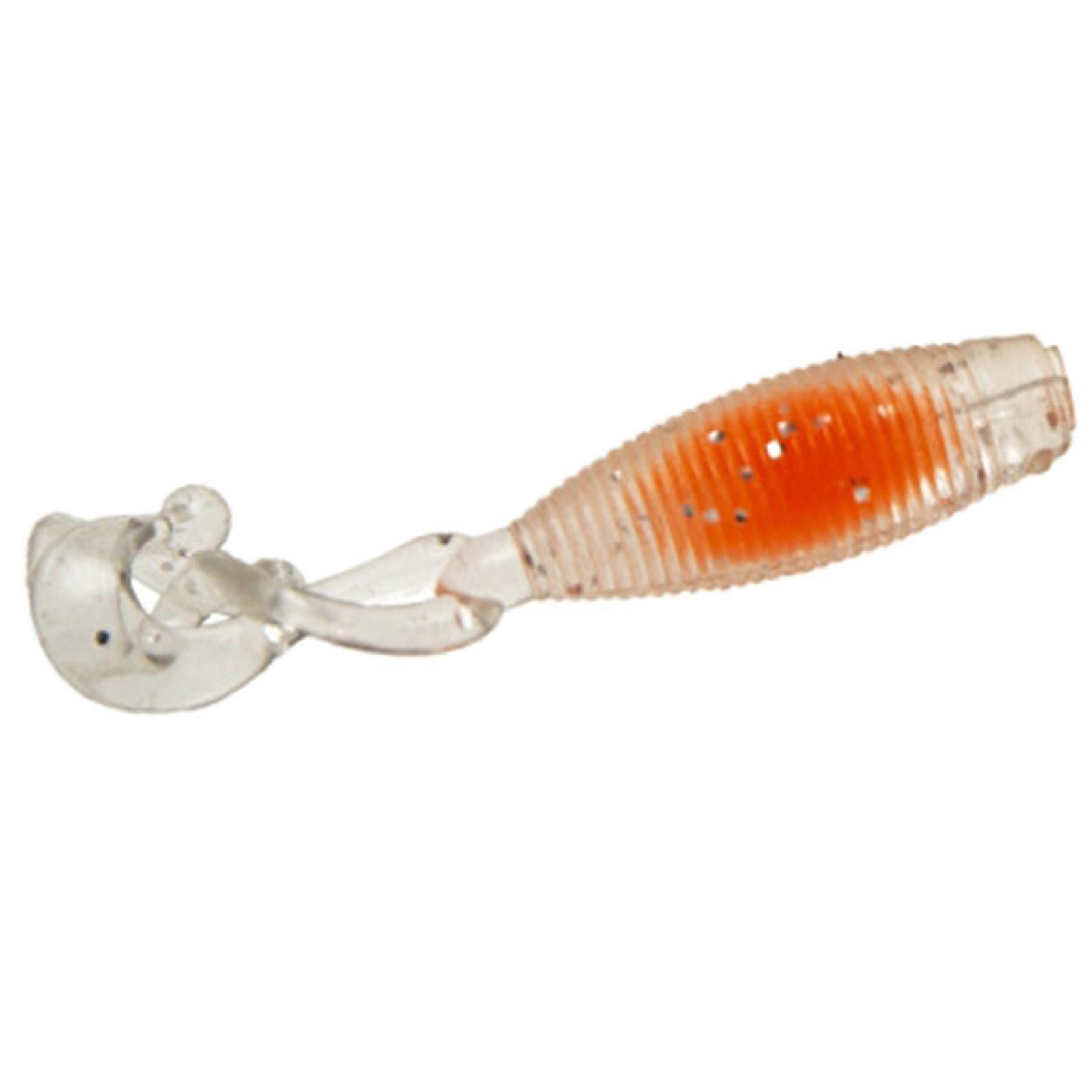 10Pcs Fishing Lures Soft Loach Soft Fishing Lures Simulation Loach Soft Baits Soft Swimming Lures Slow Sinking Lures  Orange