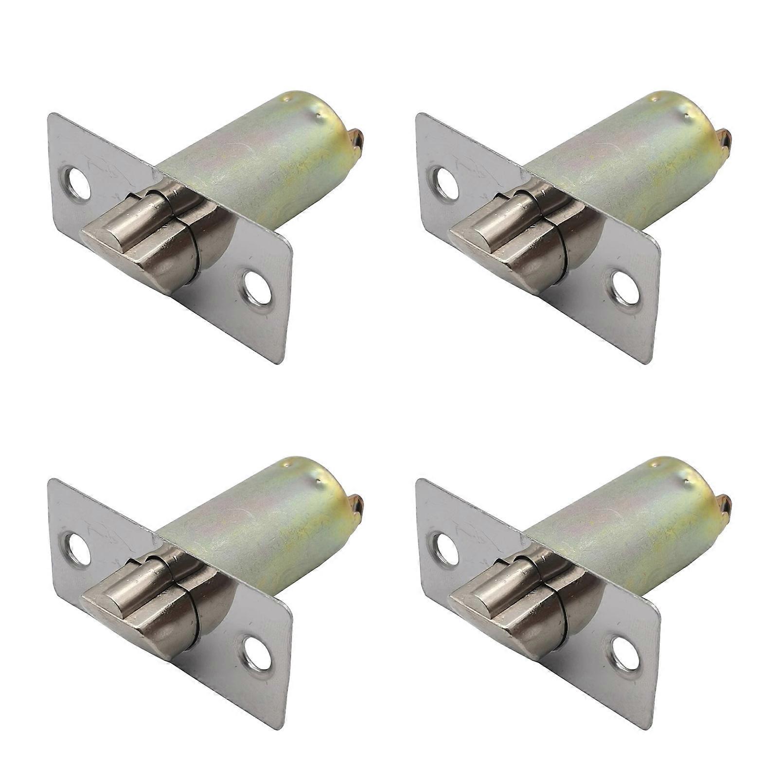 4Pcs Locking Tongue Replacement Round Balls Door Knob Body Lock Cores Universals Single Lock Body Tongue Lock Accessories Multicolor