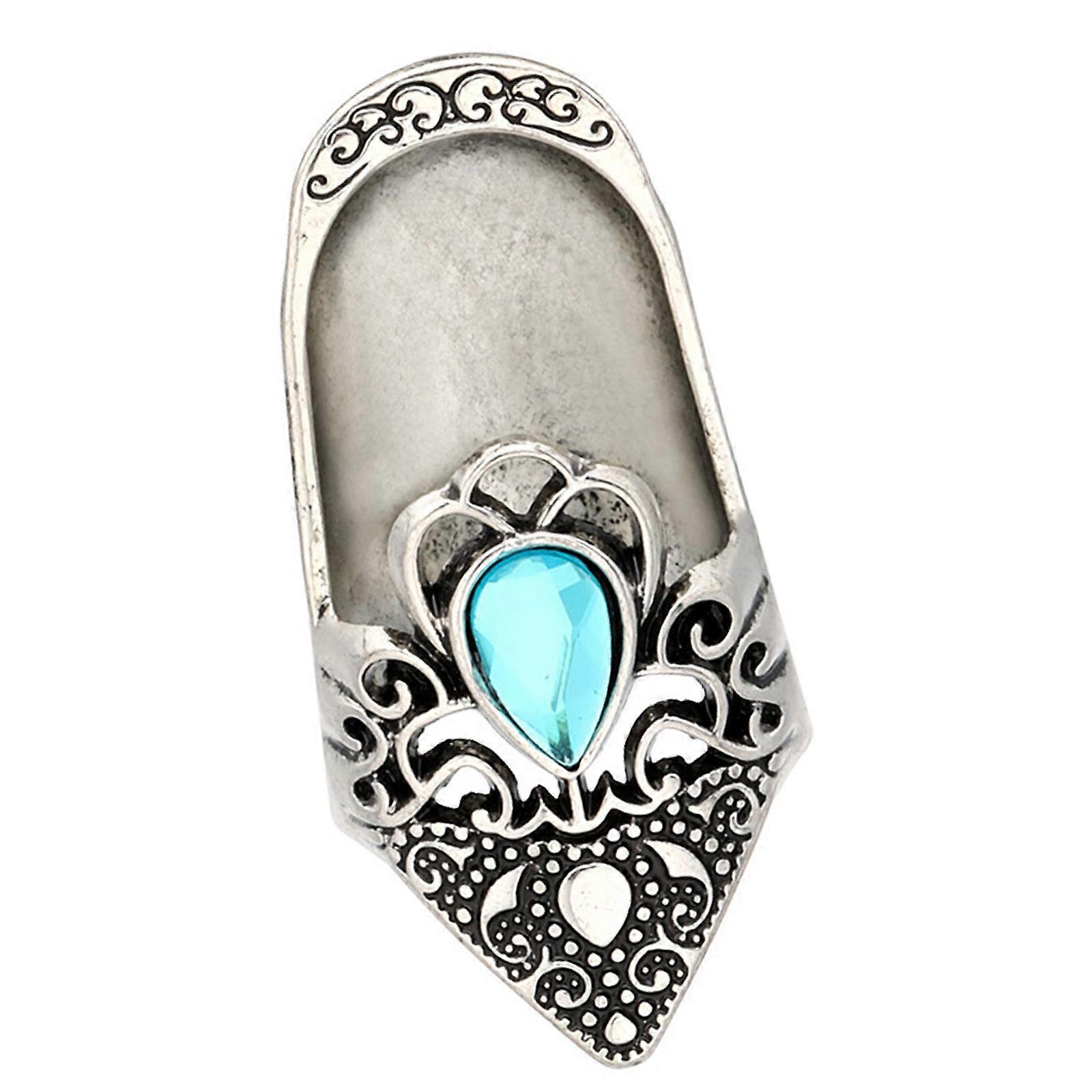 Ventilation Plan Stone Studded Fingerstall Protective Finger Cover Thin Mixture Crafting Tool For Stitching  D