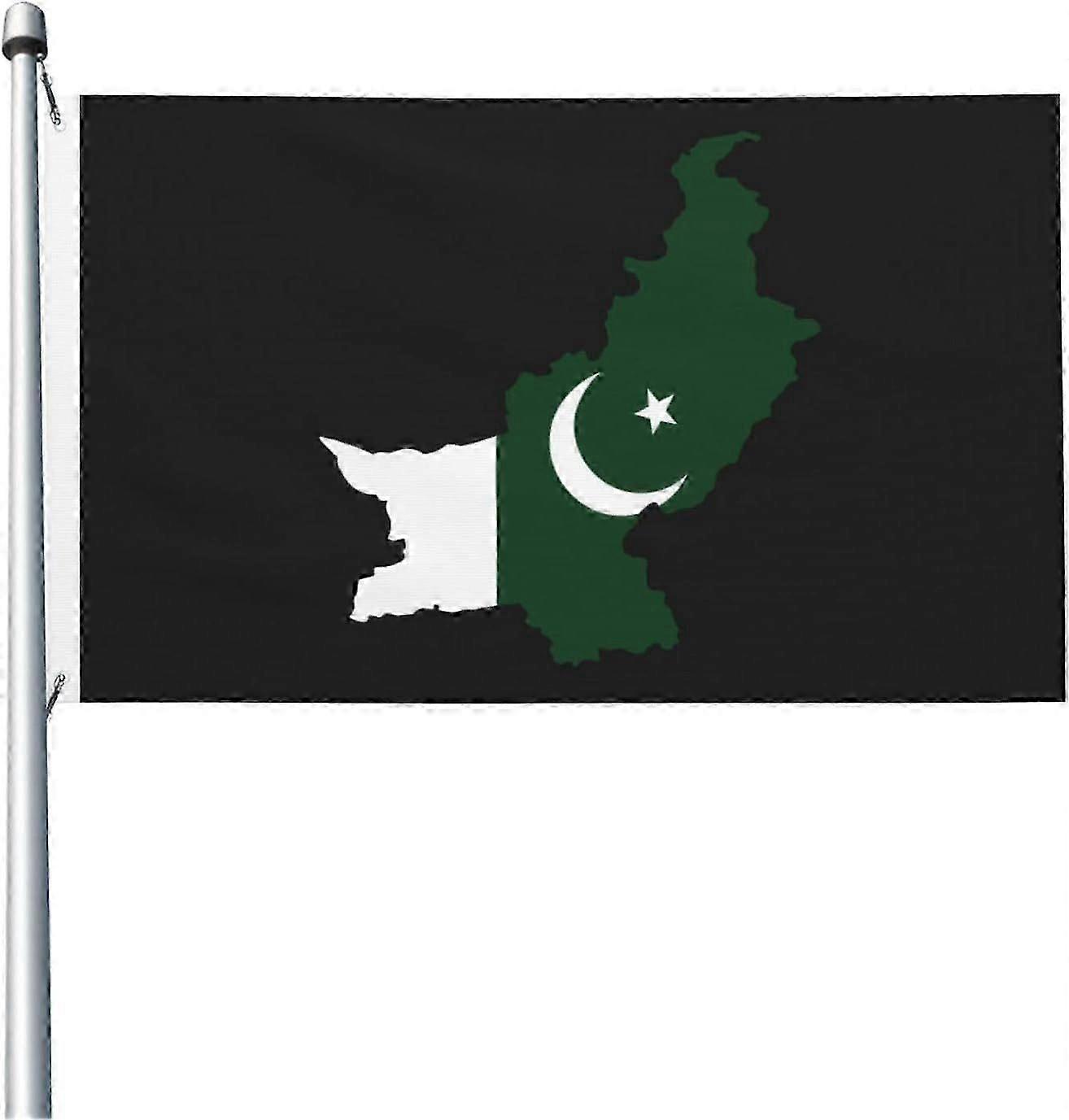 Pakistan Terrain Map Flag Mode A-3322