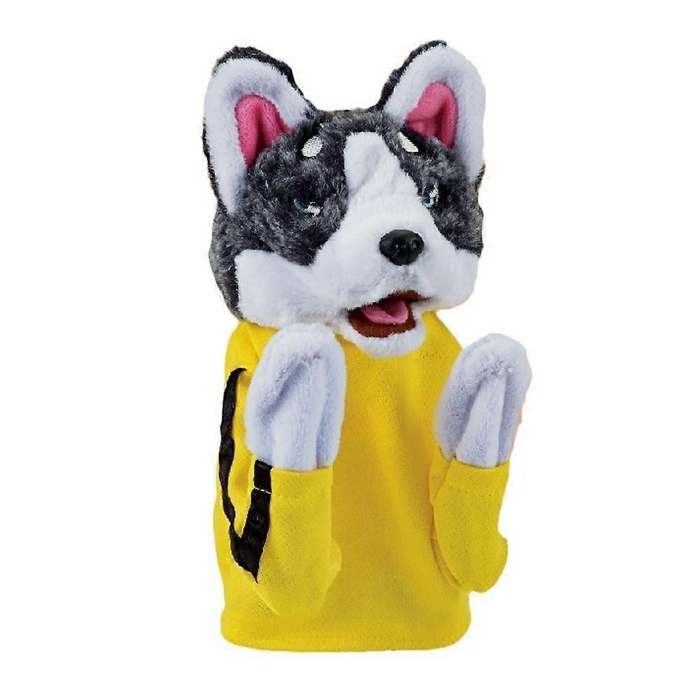 Kung Fu Husky Glove Puppet Interactive Plush Toy For Kids Adults Fun Animal Hand Puppet Gift