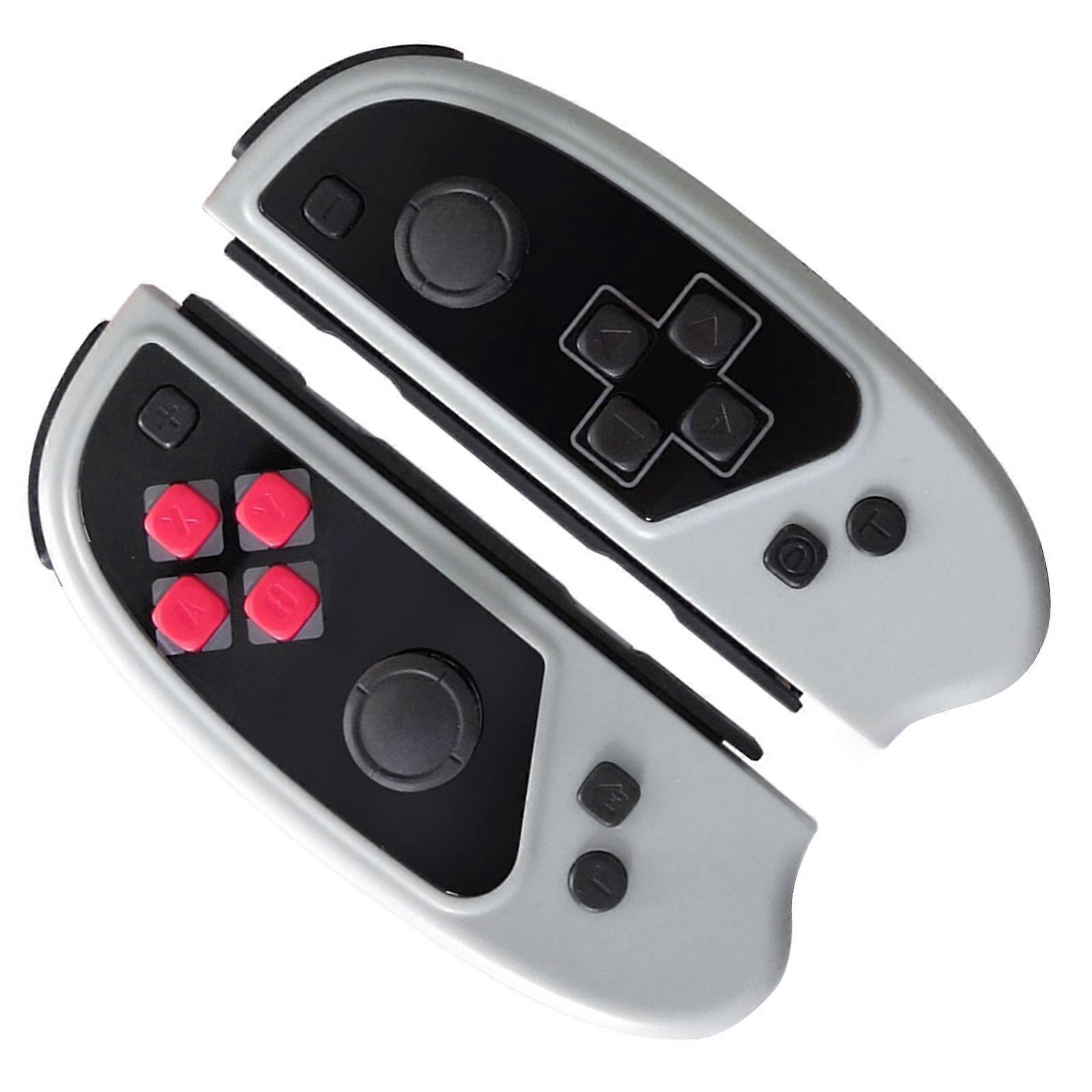 Two Color Gamepad with Dynamic Feedback Portable Wireless Controllers Multifunctional Gamepad Gift for Game Enthusiasts Multicolor