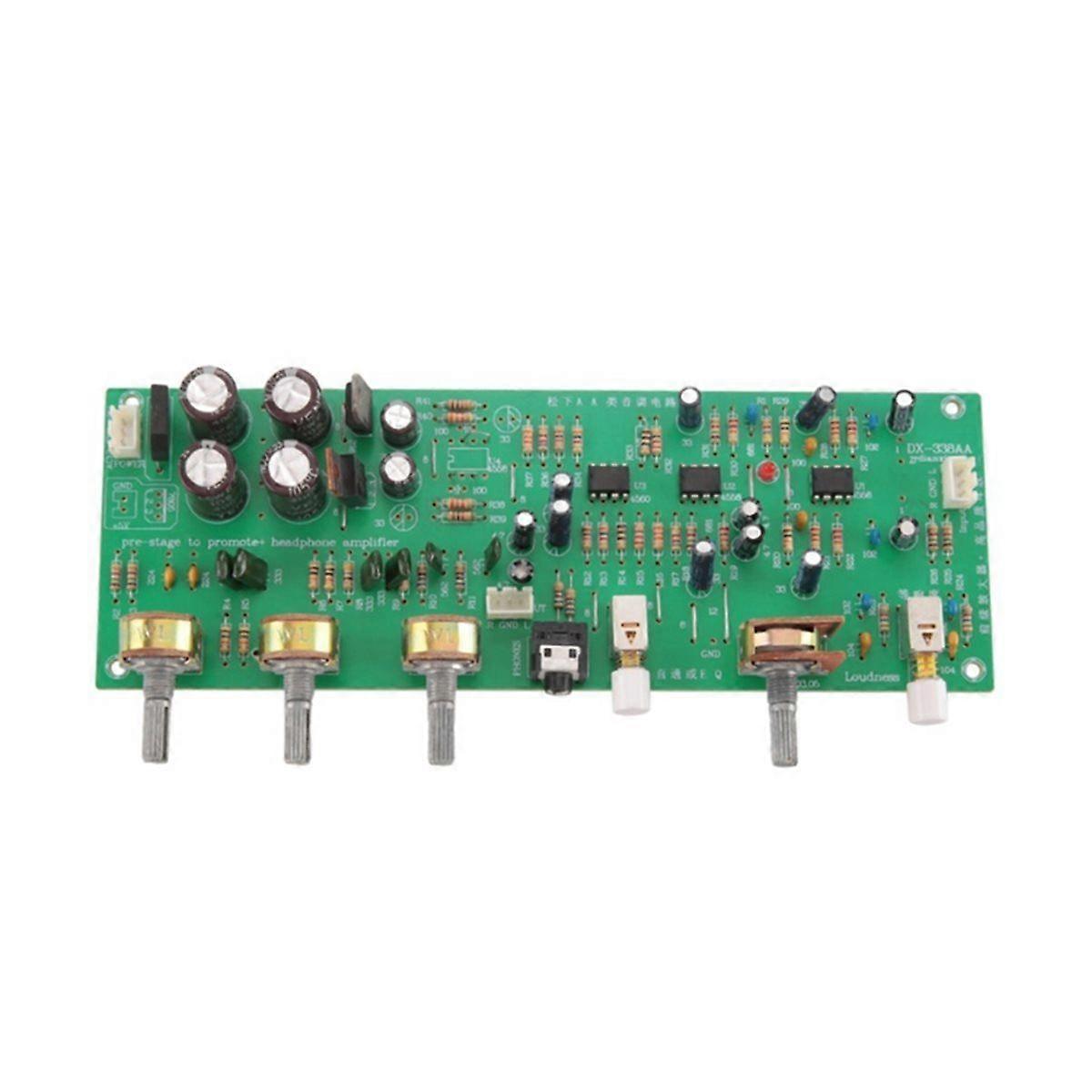 Dual AC Dual 12V DX338A Series Front Tuning Board Power Amplifier Audio Board Preamp Amplifier Tone
