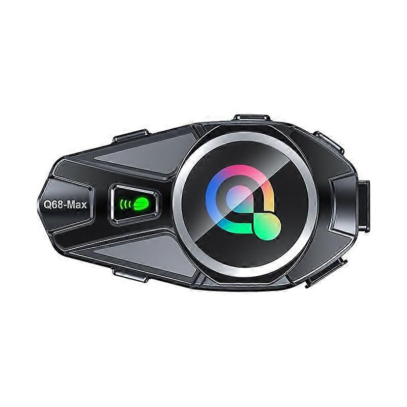 Motorcycle Helmet Headset, Dual Wireless 5.4 Chip, 500m Intercom, 2-in-1 Microphone