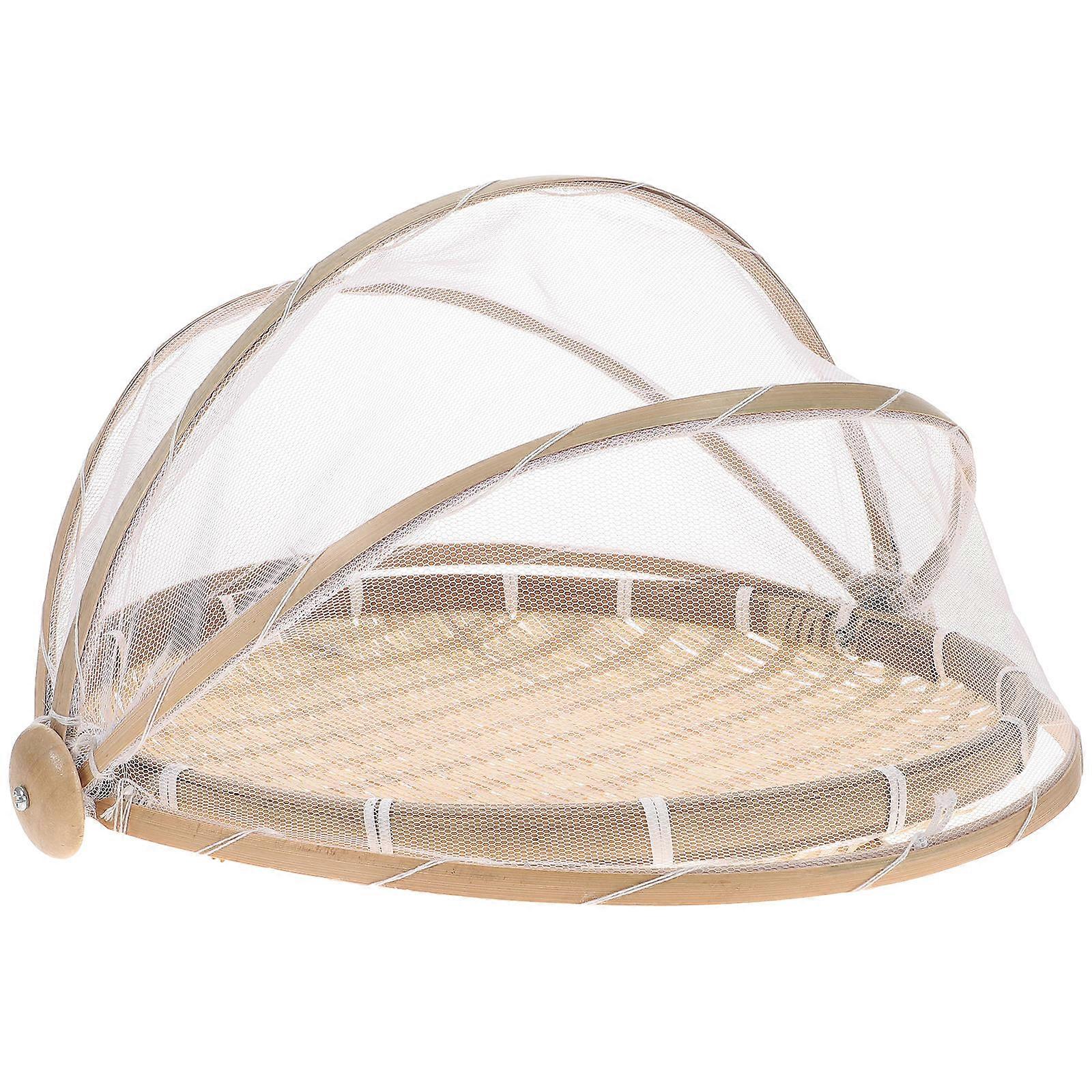 Woven Vegetable Basket Household Storage Solution Khaki 1Set