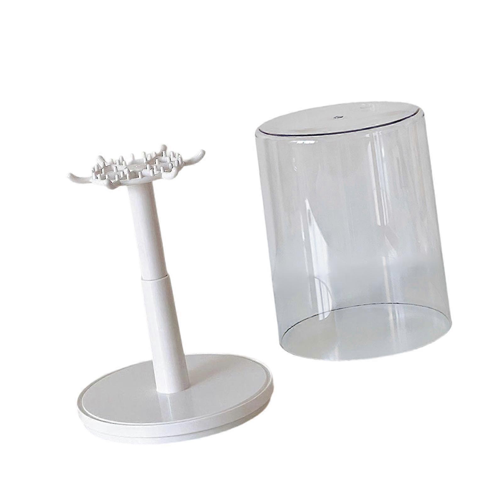 Rotatable Display Case Show Case Container with Stable Base Storage Box Display