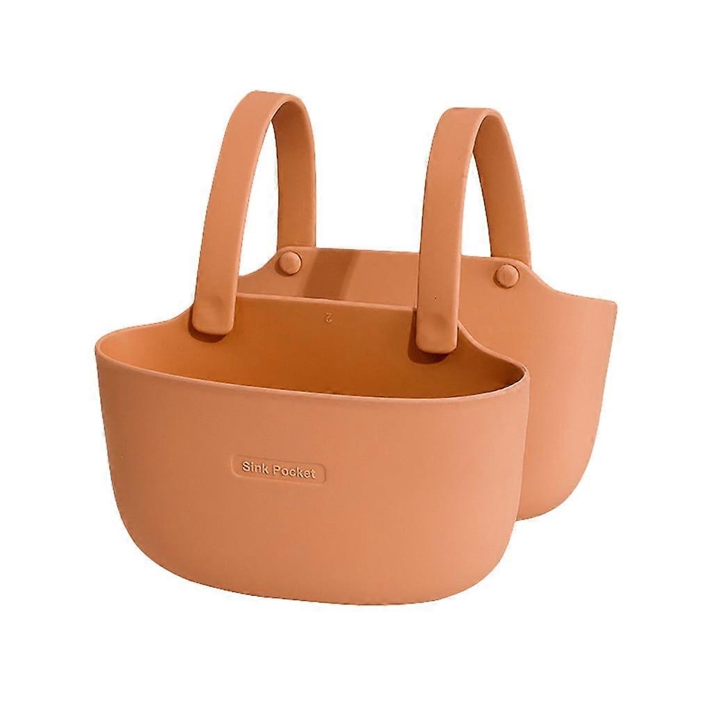 XIUH Kitchen Supplies，Kitchen Tools Double Layer Kitchen Sink Storage Hanging Bag Home Multis Function Faucet Debris Storage