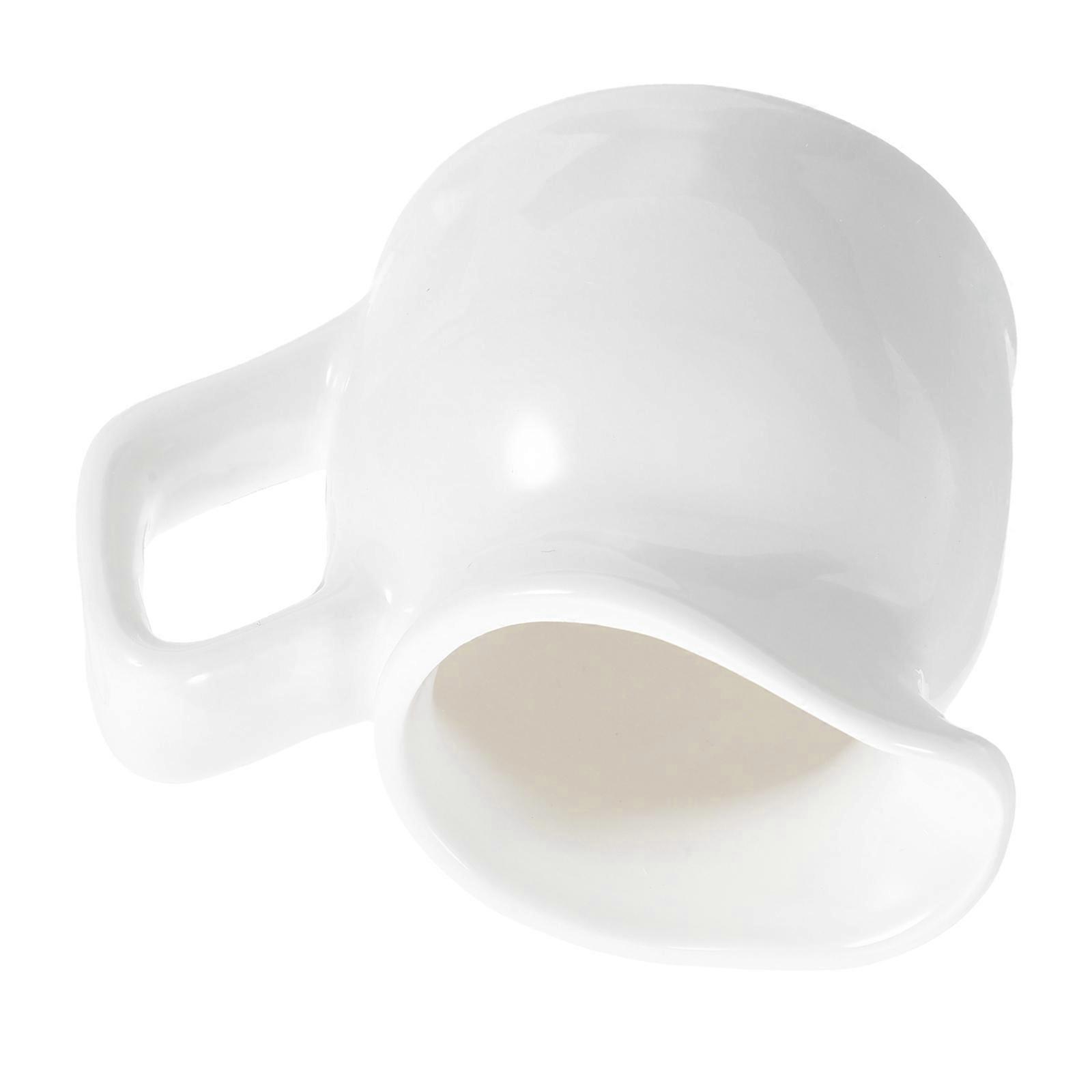Ceramic Coffee Creamer Pitcher for Restaurants and Hotels