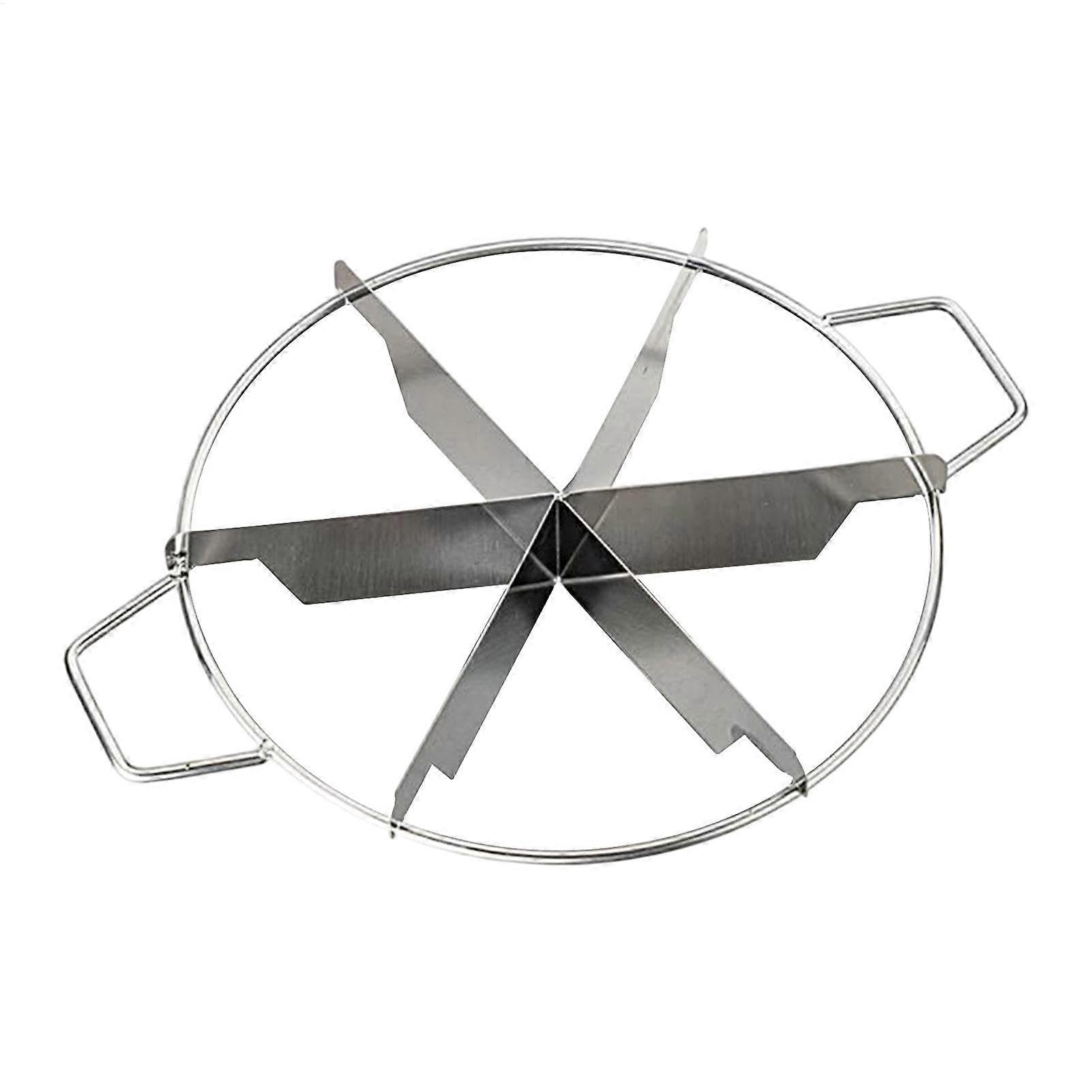 Stainless Steel Cake Slicer with Side Handles for Even Cutting of Cakes, Pizza, Cheese, Pastries
