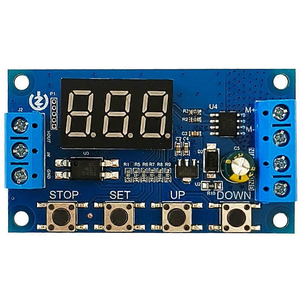 DC 3.3V-15V Motor Forward and Reverse Controller Automatic Cycle Timing Delay Module Signal Trigger Brushed Motor 50W