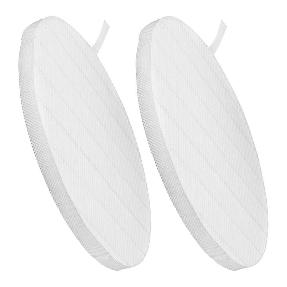 Nail Dust Collector Filter Replacement for Nail Dust Vacuum 2Pcs White Plastic