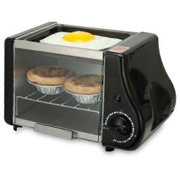 QU/Various specifications of the mini electric oven The small oven for student accommodation is very small and easy to move (black)