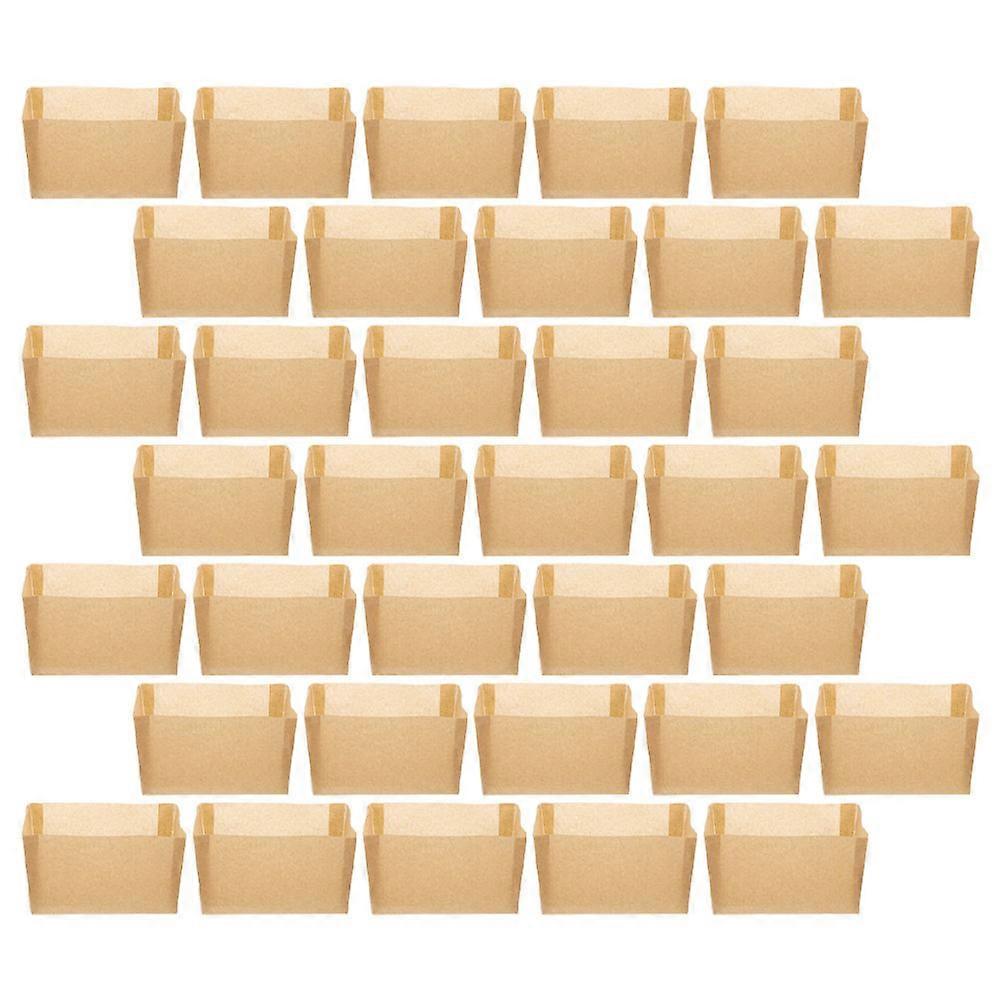 Loaf Pan Liner Khaki Paper for Baking Use 50Pcs Nonstick Bread Baking Liners