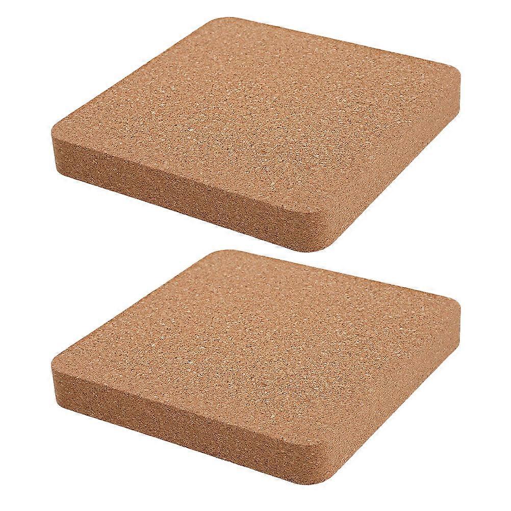 Craft Punching Pad for Precise Hole Punching 2Pcs Khaki Cork Boards