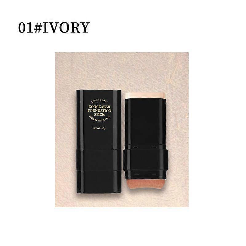 Dual Foundation Concealer Stick - Lightweight Concealer for Flawless Coverage, Available in Multiple Shades Waterproof&LONG-ACTING