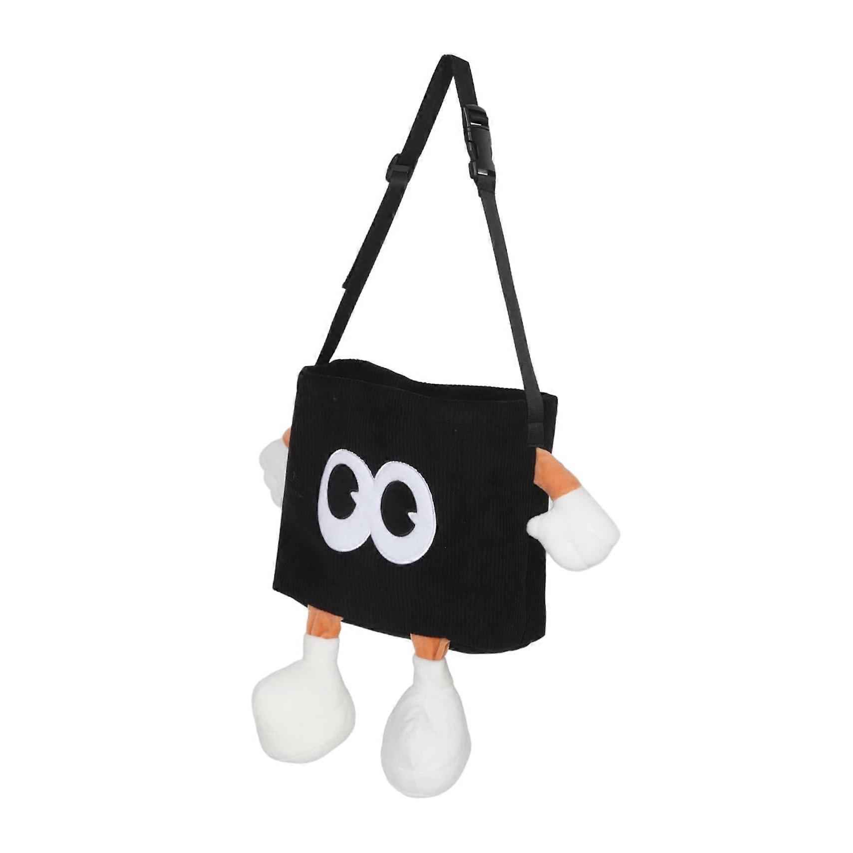 Car Trash Can with Tissue Holder and Umbrella Storage, Space Saving Backseat Organizer, Black