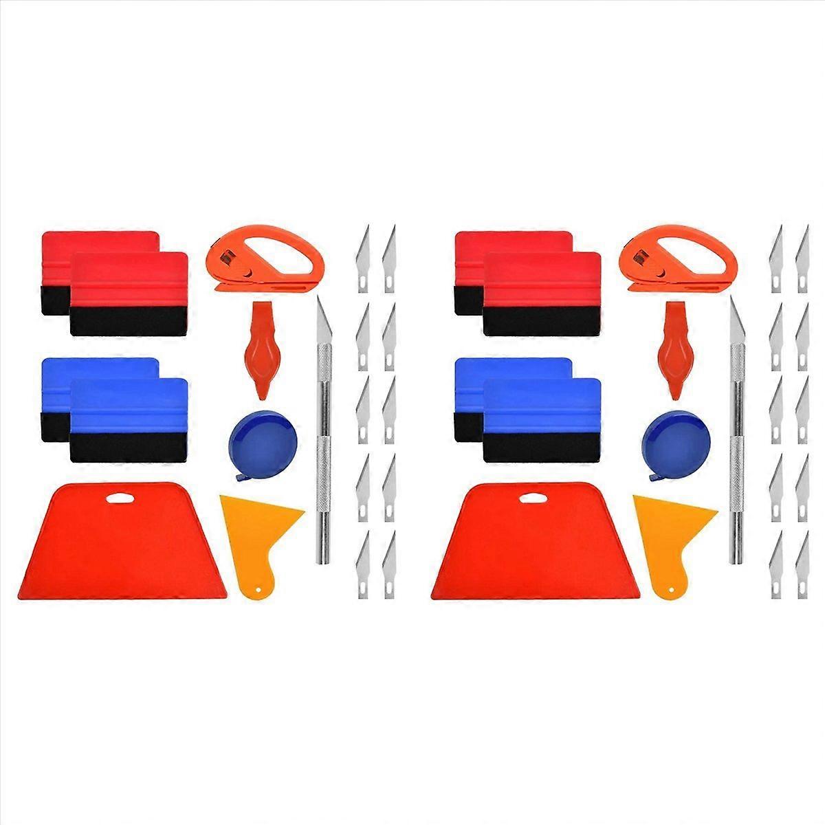 Car Vinyl Wrap Tool Kit, Wrap Squeegee Wallpaper Smoothing Tool