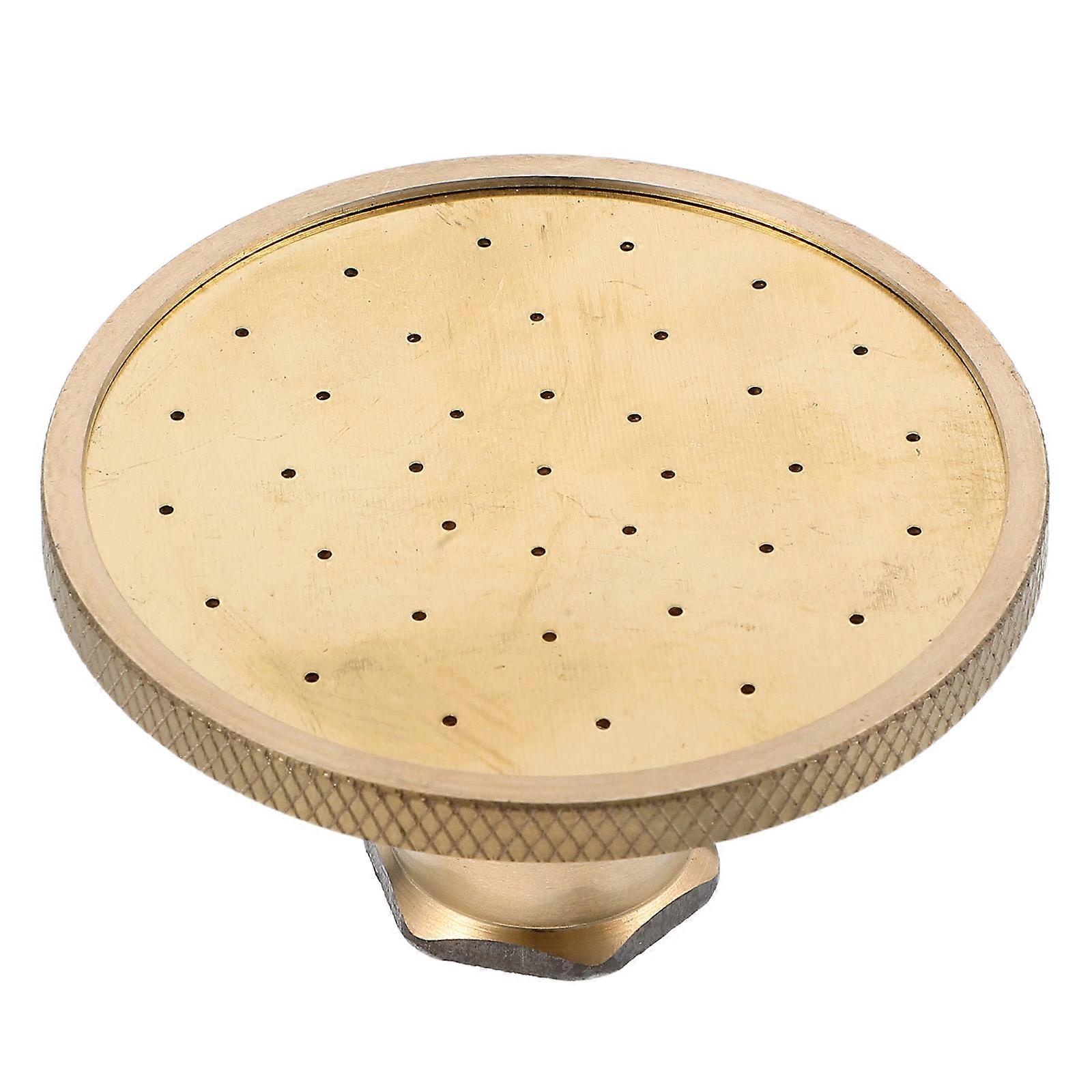 Golden Brass Handheld Shower Head for Water-Saving Single Spray Use