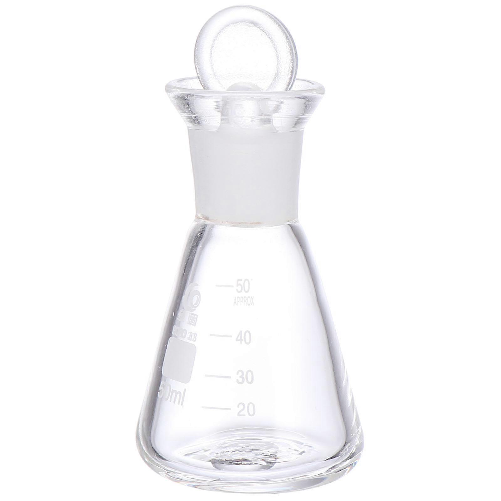 Glass Flask Professional Conical Flask for Storage Use 1Pcs Borosilicate Glassware