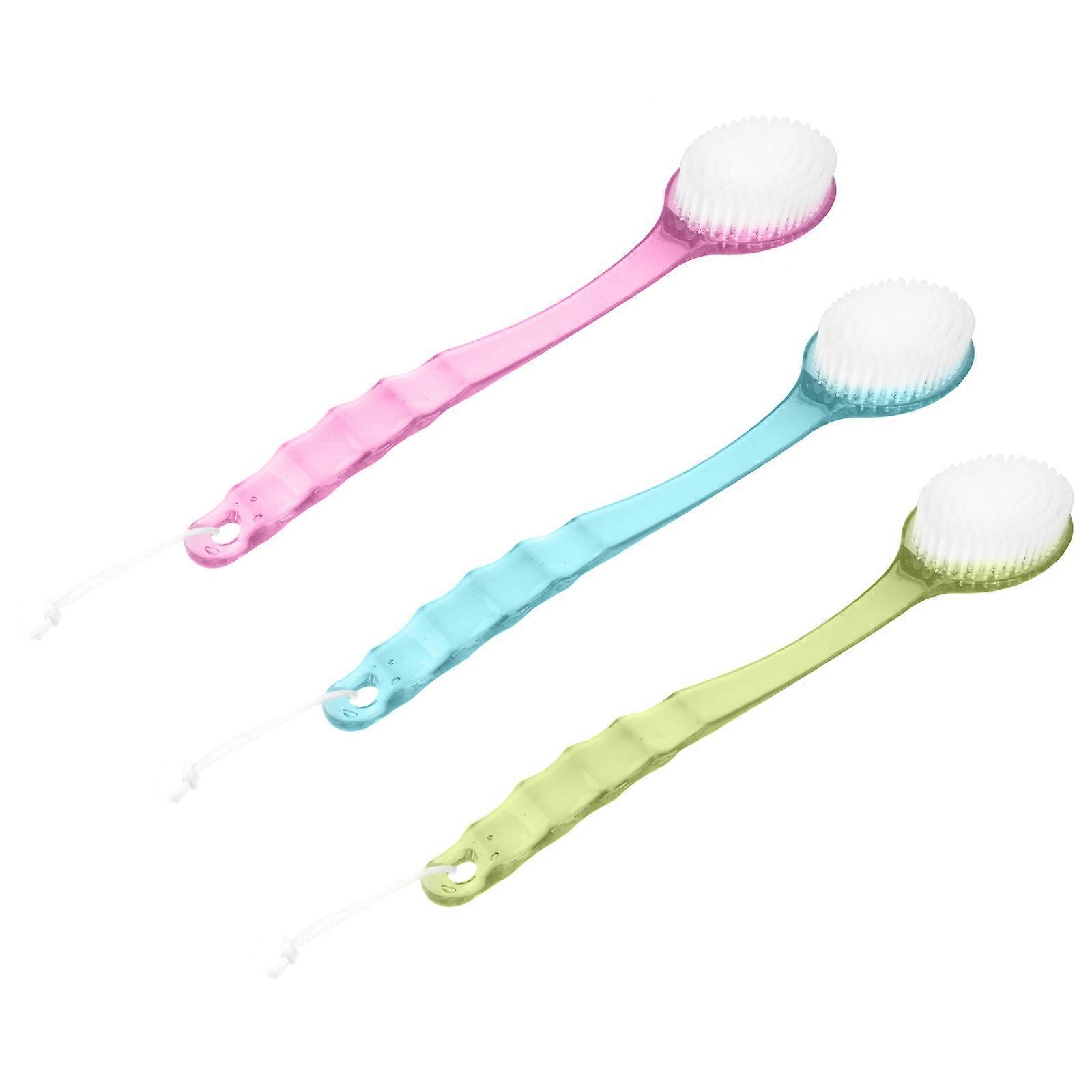 Bath Brush Long Handle Back Scrubber for Bathing Use 9Pcs Set