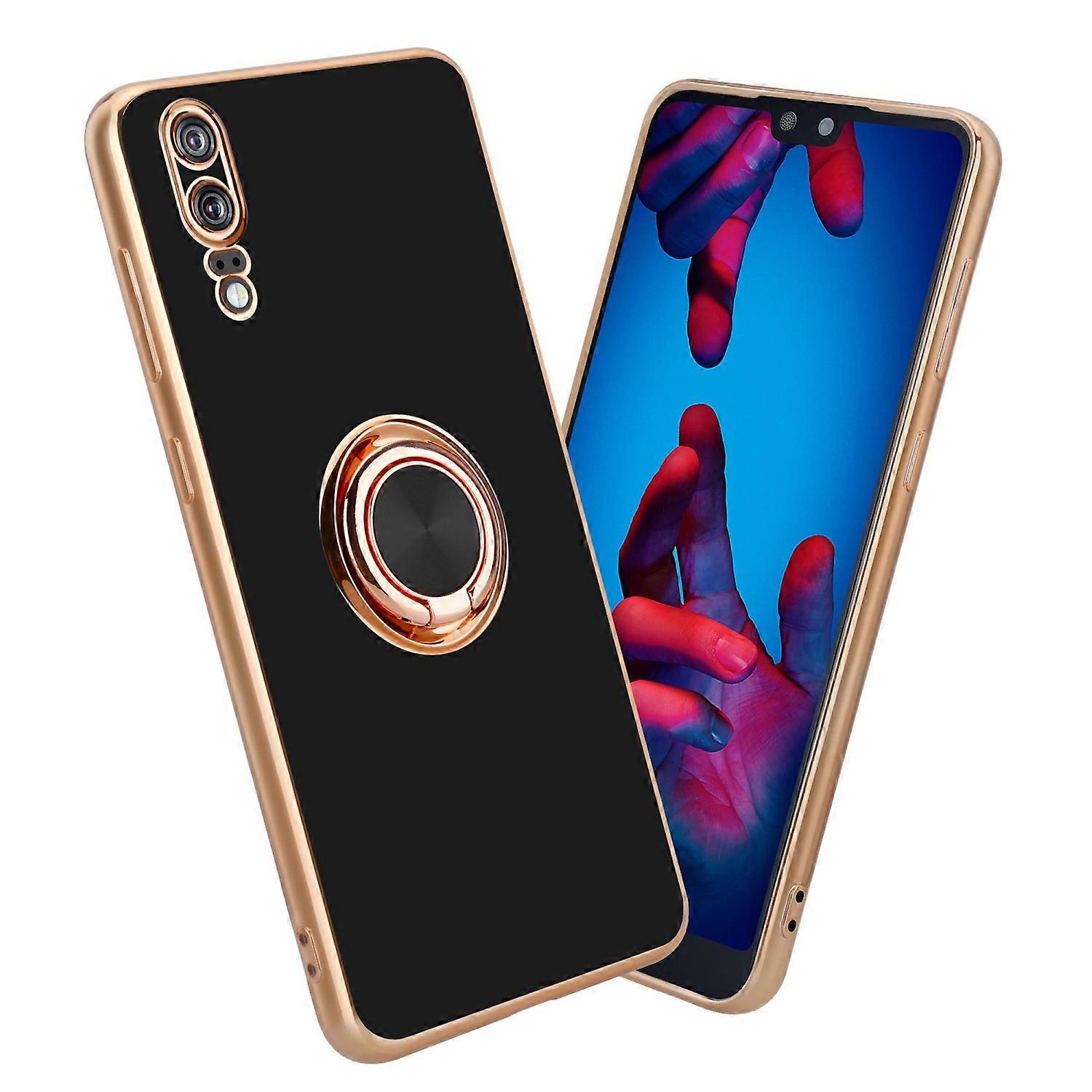 Huawei P20 Case TPU Protective Case - with Camera Protector and Ring