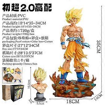 Dragon Ball Goku Super Saiyan 2.0 Standard/High-End Sammlerfigur Statue Modell Ornament Anime Figur