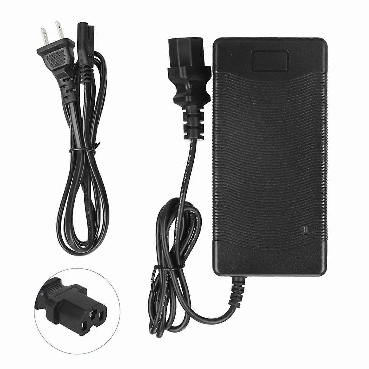 48V-54.6V 2A Charger Triangular Plug Power Adapter Plug Connector for Electric Vehicles Scooters US