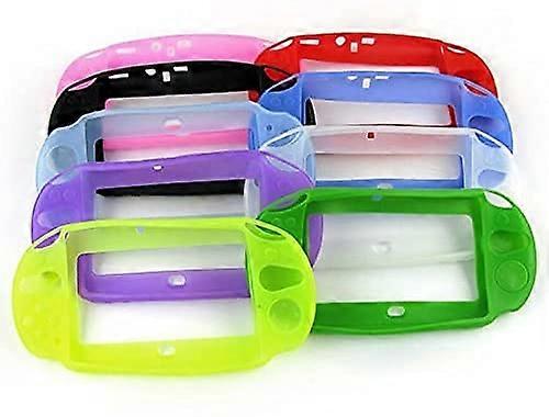 Protective Case Soft Silicone AntiSlip Grip Full Coverage Shell Pink for PS Vita 2000