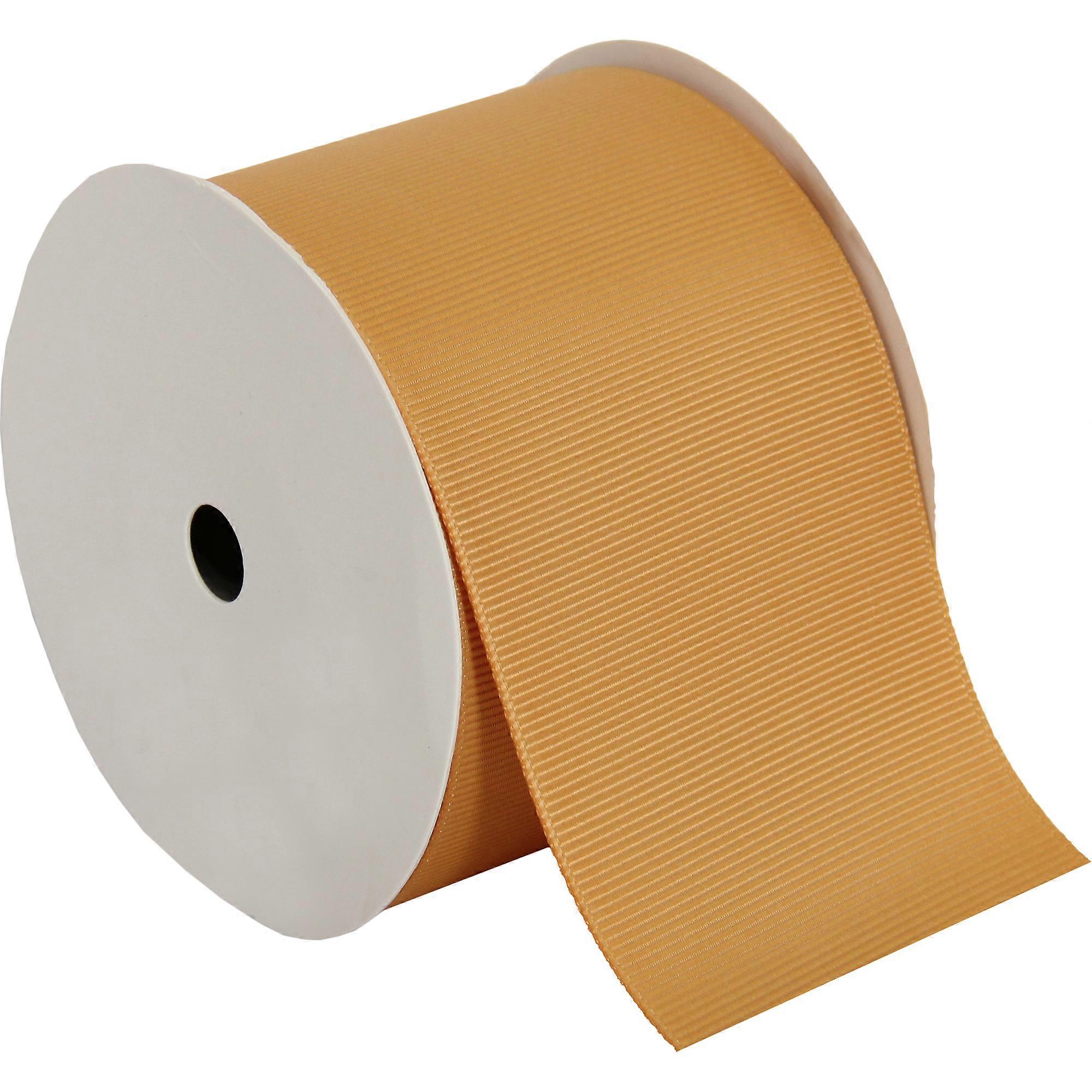 Threadart Grosgrain Ribbon Rolls - 2 1/4" width - Beige - 10 yd rolls available in 25 colors and 4 widths