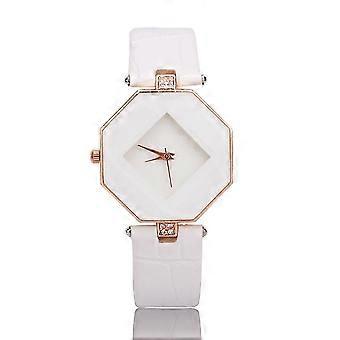 Dameshorloge retro persoonlijkheid modieus studentenhorloge riemhorloge prismatisch ruitvormig horloge