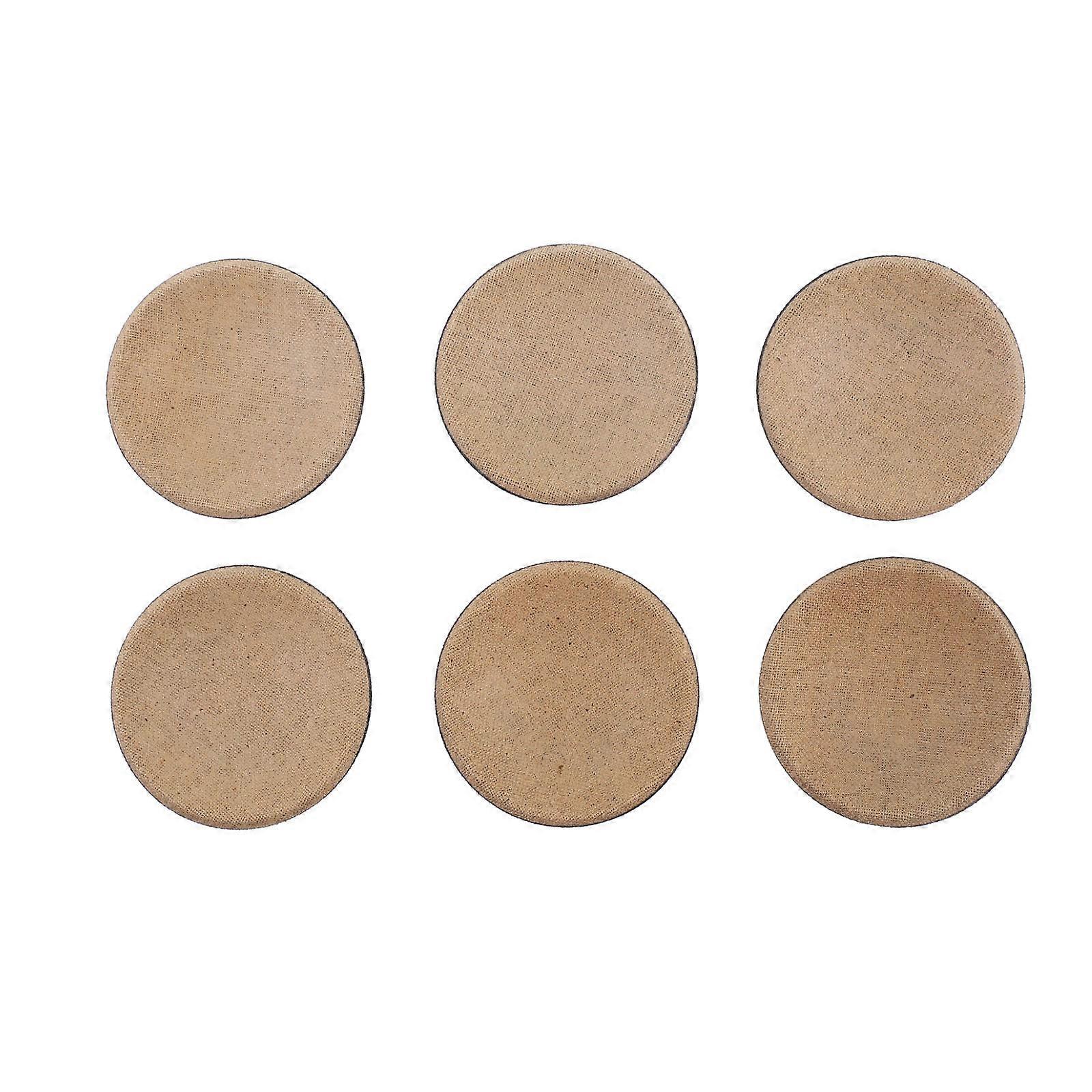 Speaker Caps Matte Dome Replacement for Subwoofer Coil 6Pcs Black Composite