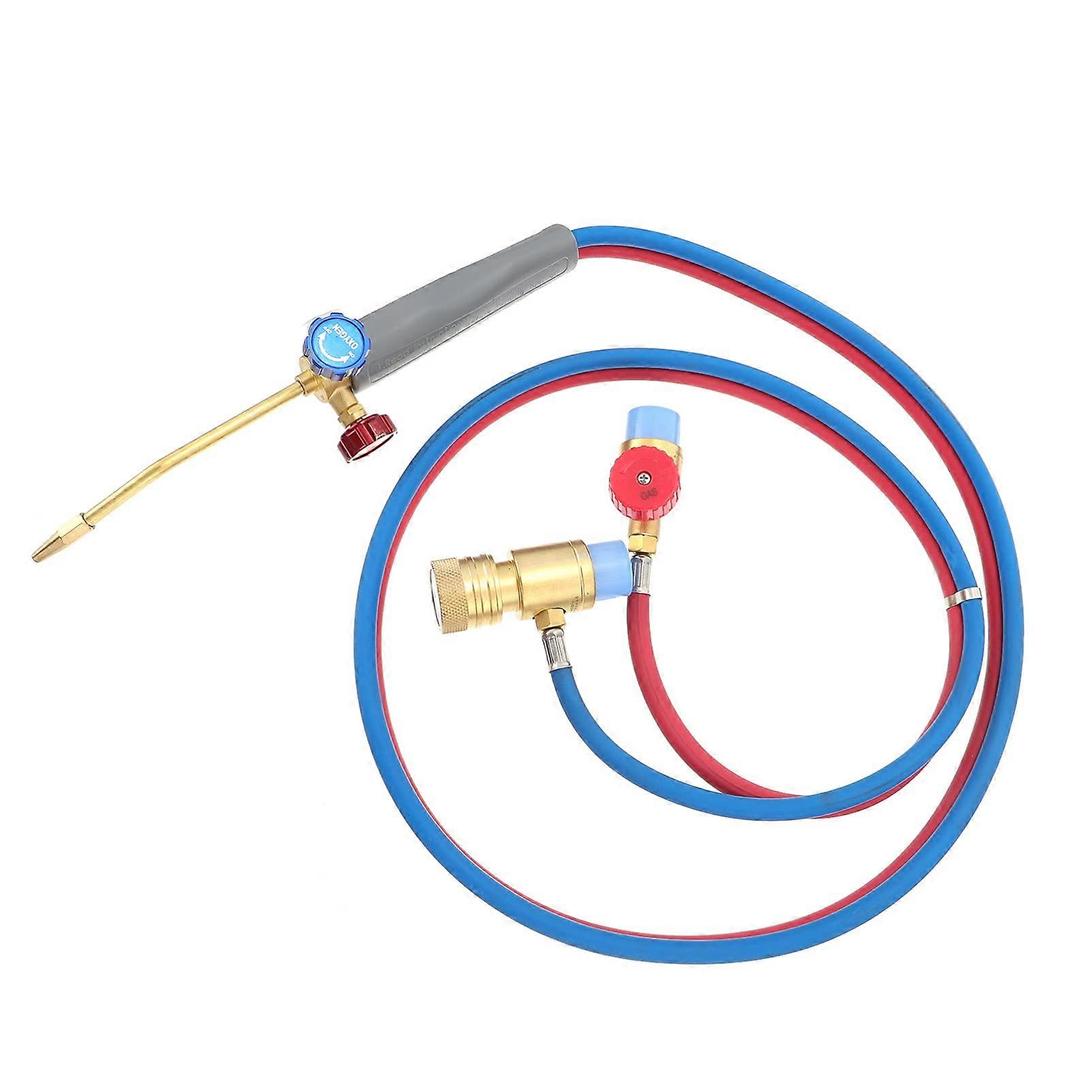 Oxygen Welding Torch with OnHandle Flame Control for Precision Jewelry Soldering and Cutting Kit