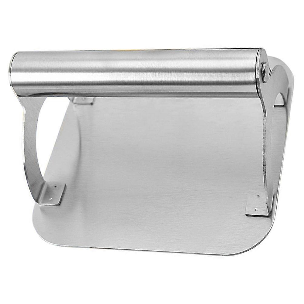 Meat Shaping Patty Making Grill Accessory Square Shape Non Stick Surface Ergonomic Handle Design 1Pack