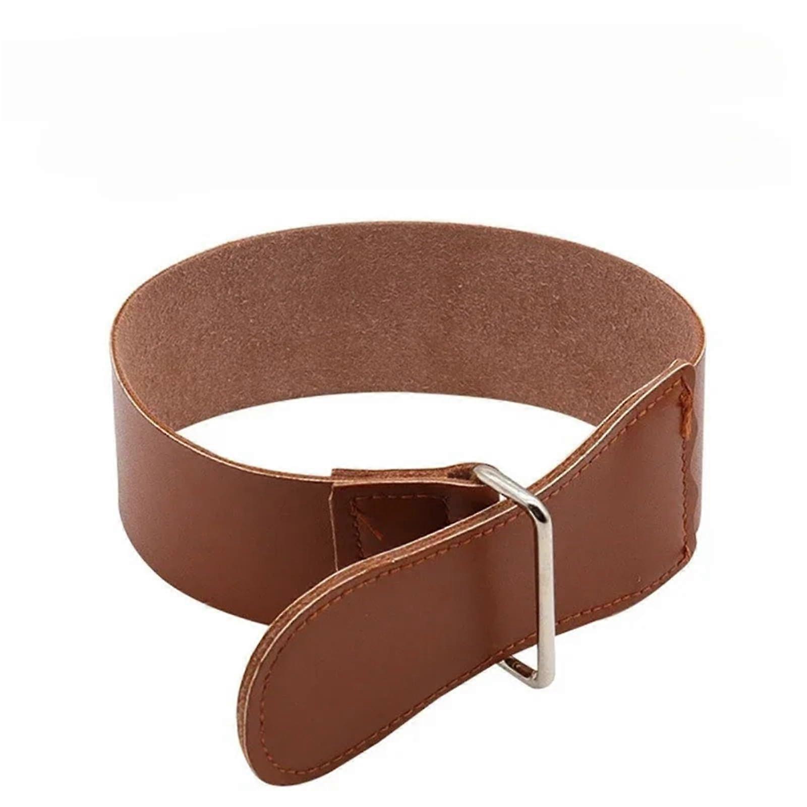 Leather Razor Strop Belt for Straight Razor Sharpening with  Leather Surface Type 2