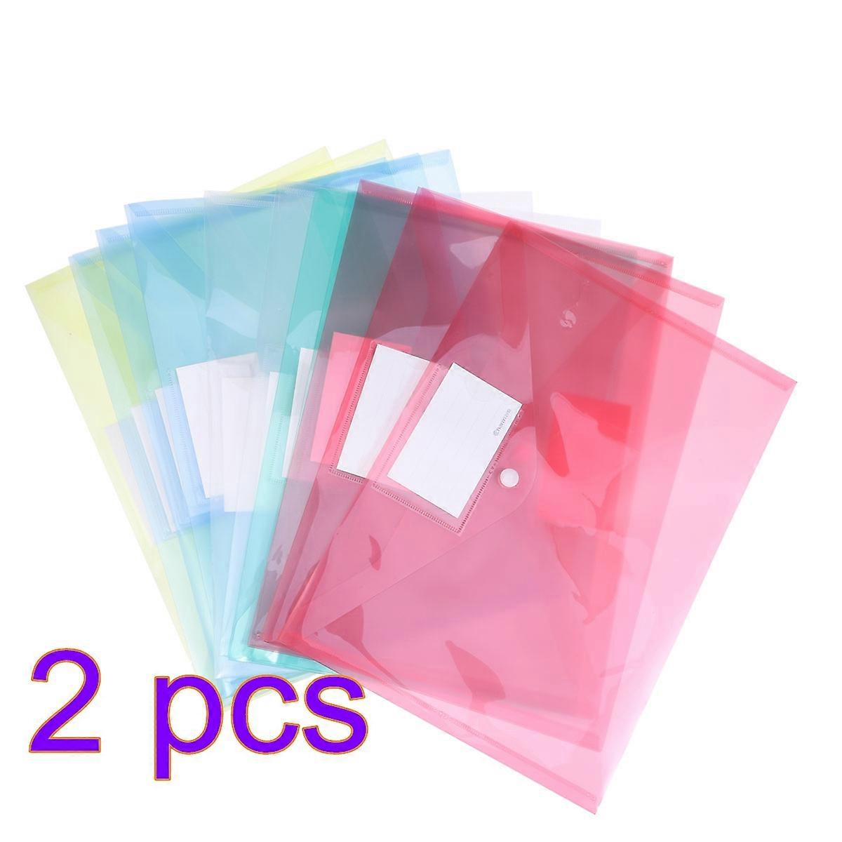Holder Document Clear File Folder for Office Use 20Pcs Assorted Color